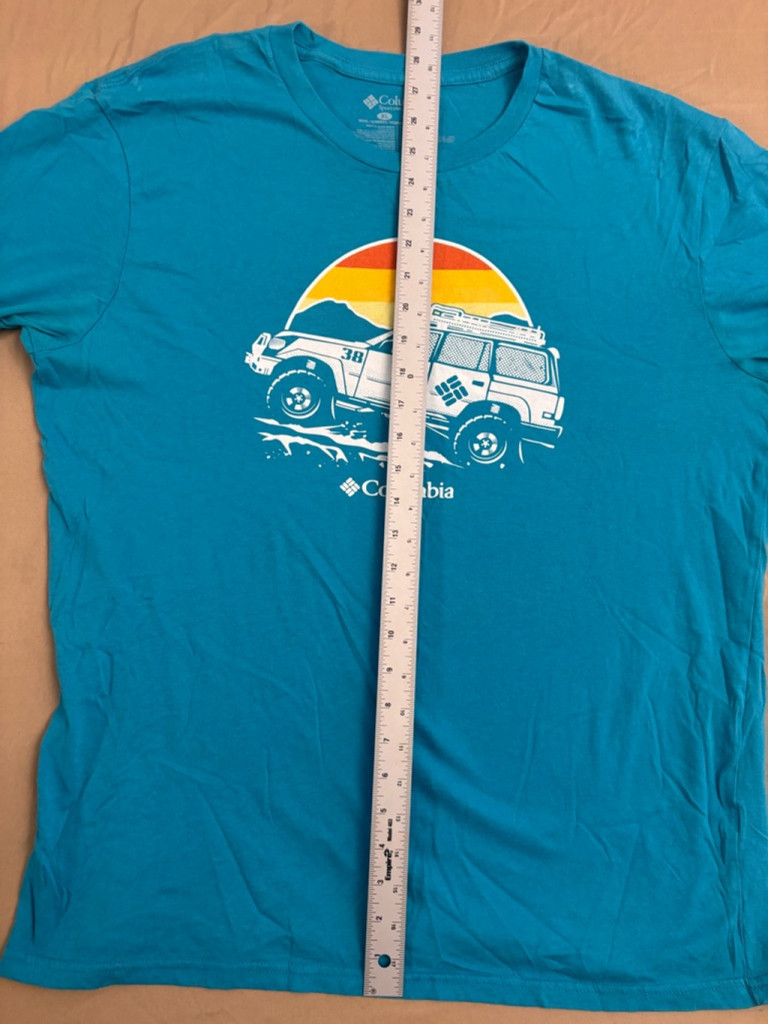 Columbia Men's Columbia Graphic Tee T-Shirt XL Blue Size US XL / EU 56 / 4 - 4 Thumbnail