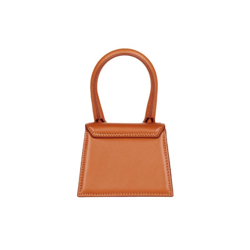 Jacquemus Leather Le Chiquito Mini Handbag Brown