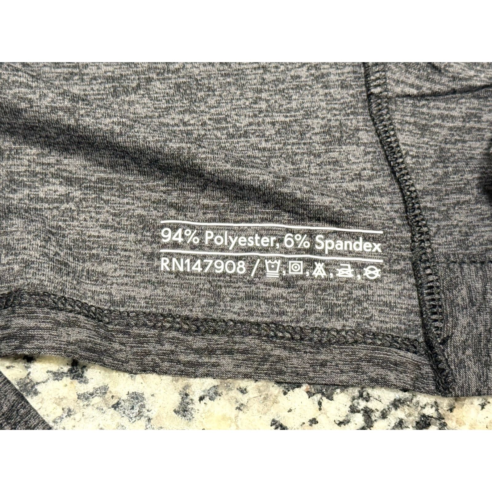 Outdoor Voices VINTAGE Outdoor Voices Women's Long Sleeve Top Cropped Activewear M Charcoal Gray Size ONE SIZE - 4 Thumbnail