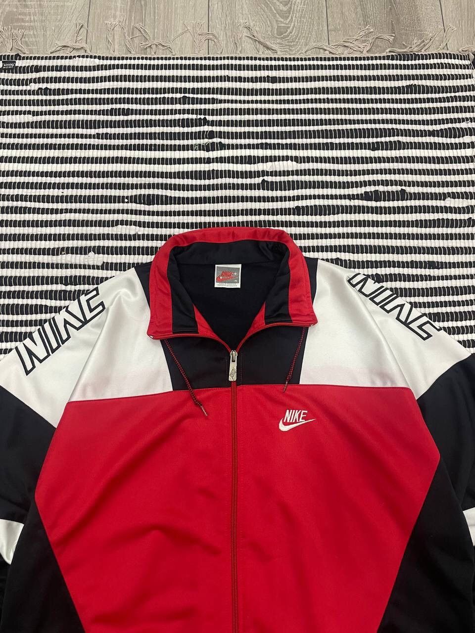 Japanese Brand × Nike × Vintage Vintage 80s Nike Zip Up Track Jacket Y2K Size US M / EU 48-50 / 2 - 4 Thumbnail