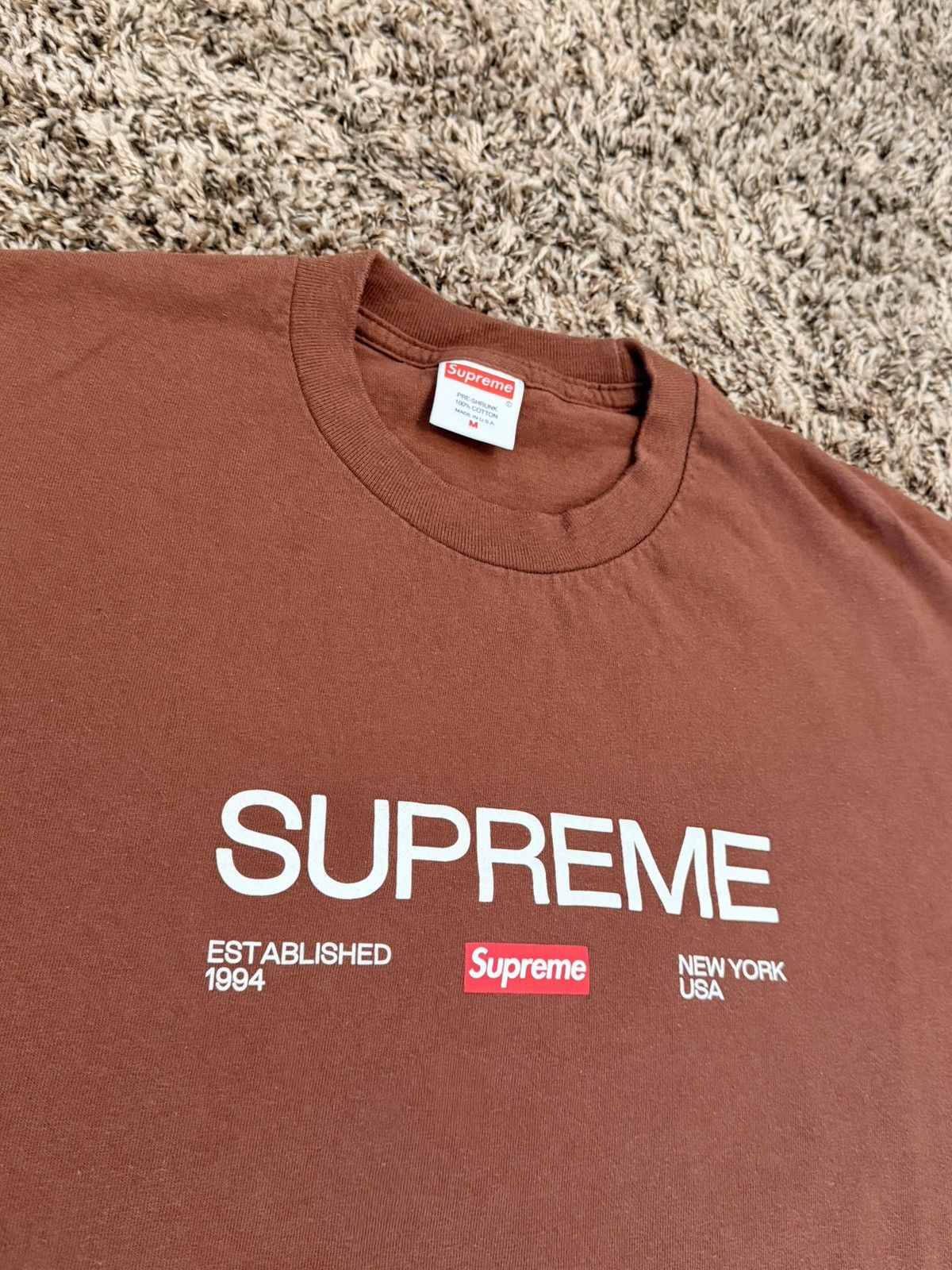Supreme supreme est. 1994 tee Size US M / EU 48-50 / 2 - 2 Thumbnail