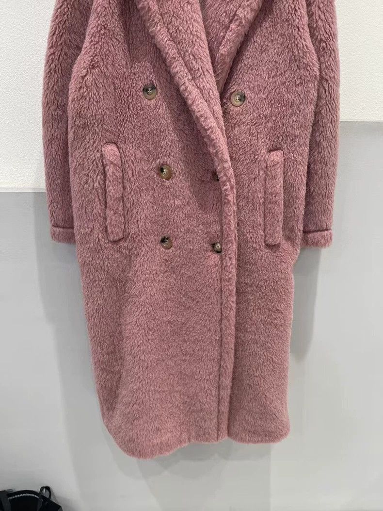 Max Mara Max Mara Pink Teddy Coat Size S / US 4 / IT 40 - 4 Thumbnail