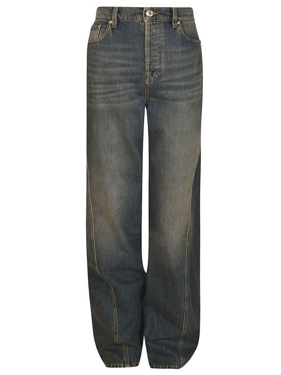 Lanvin LANVIN Men Straight Pants RM TR0052 D069 P24 22 Blue Size US 30 / EU 46 - 1 Thumbnail