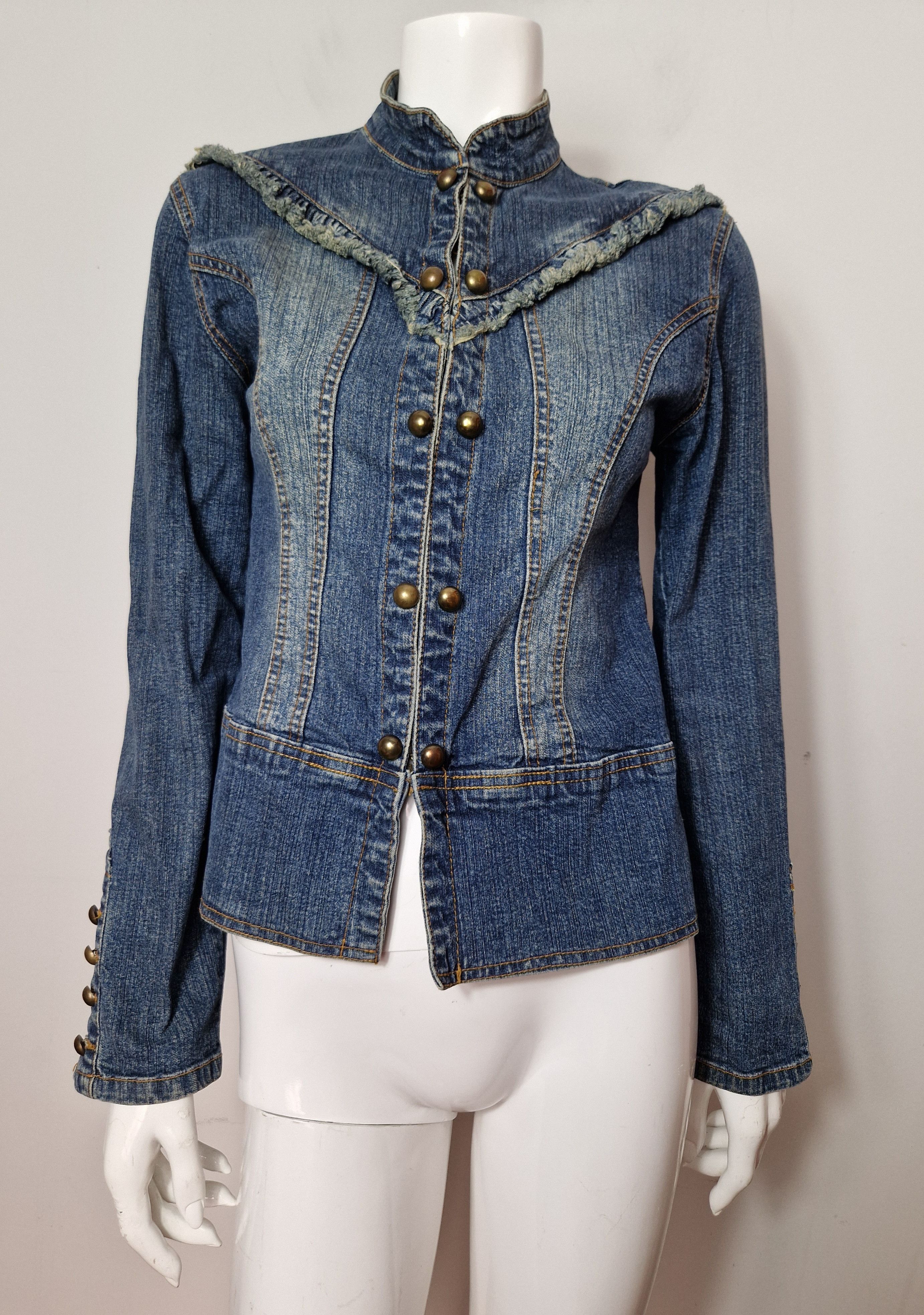 Japanese Brand × Vintage vintage denim jacket Size S / US 4 / IT 40 - 1 Thumbnail