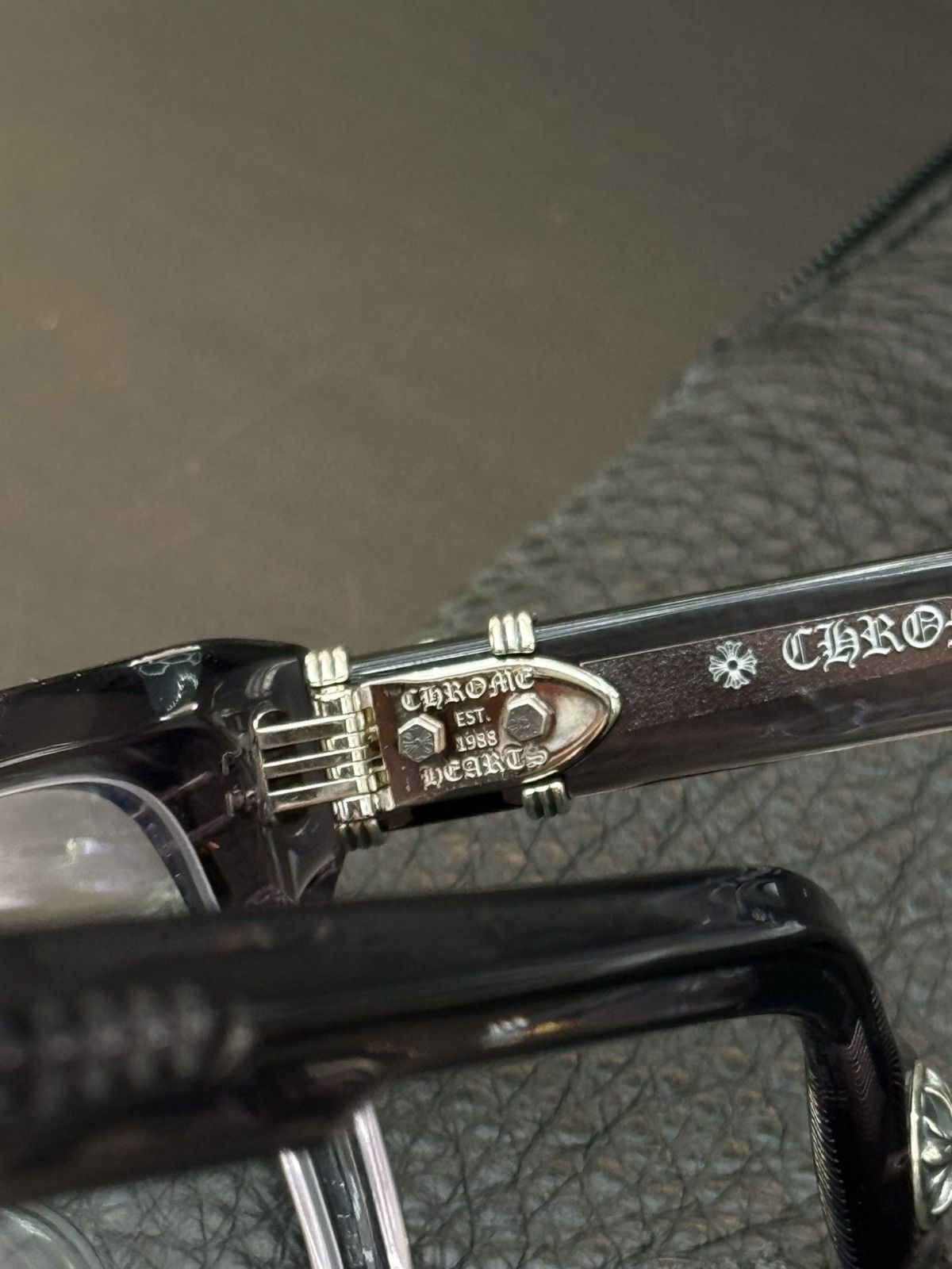 Chrome Hearts Chrome Hearts Flint “Halllamanass” Clear Glasses (NEW) Size ONE SIZE - 10 Thumbnail