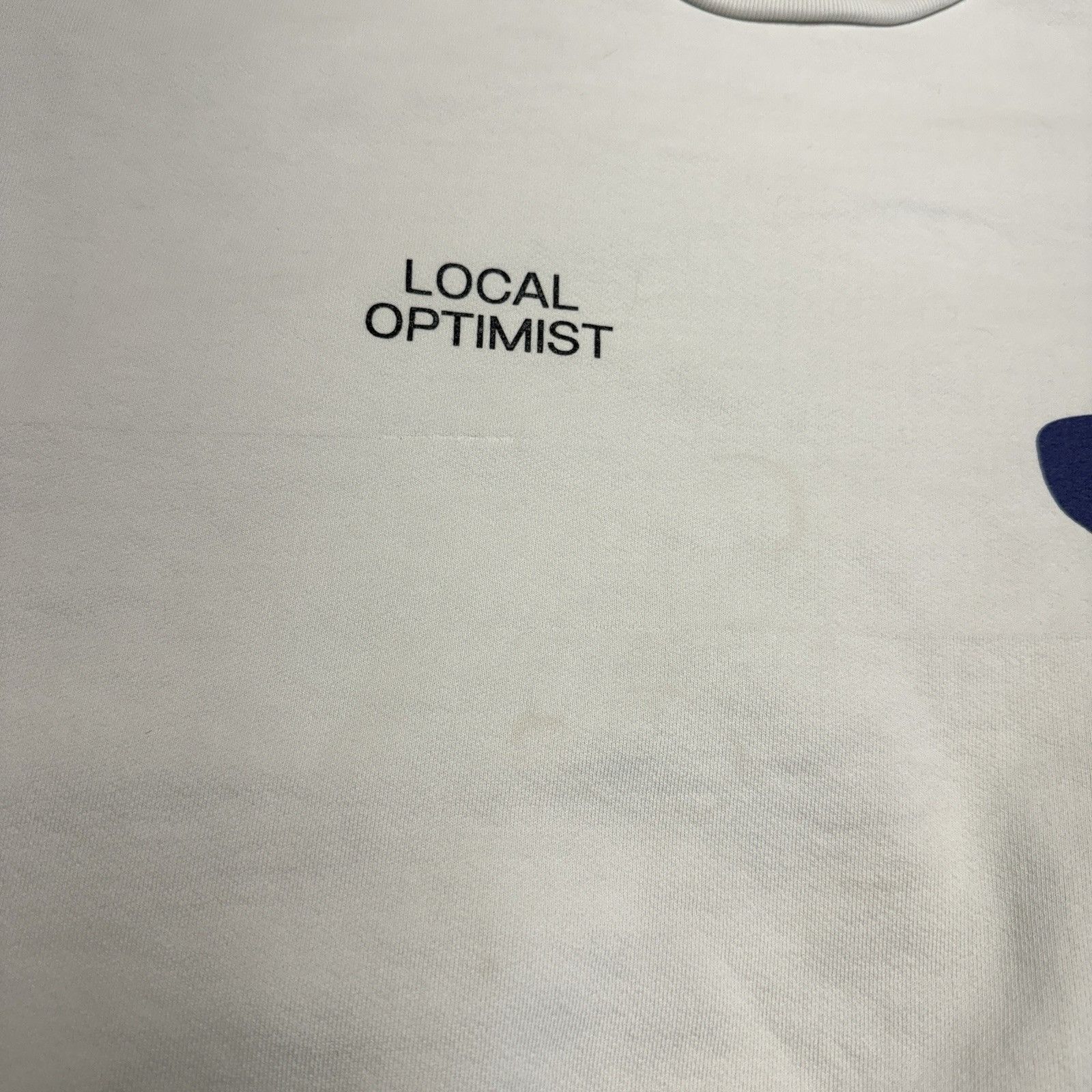 Madhappy Madhappy Local Optimist Ivory White Oversized Fleece Size M / US 6-8 / IT 42-44 - 5 Thumbnail