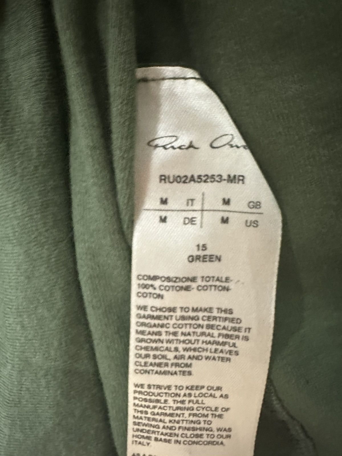 Rick Owens FW21 ‘GETHSEMANE’ Micro Rib Hoodie Size US M / EU 48-50 / 2 - 6 Thumbnail