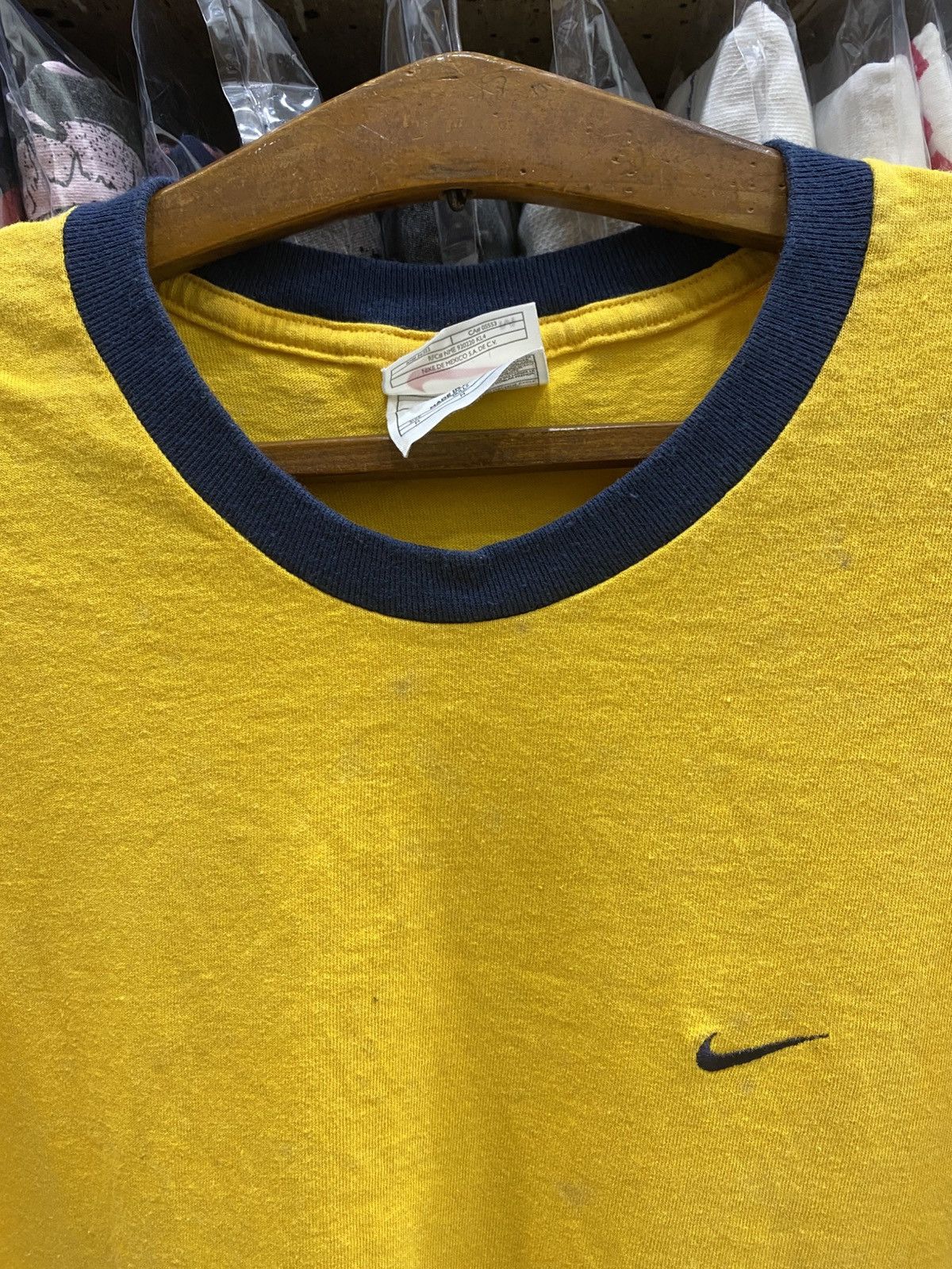 Other VINTAGE NIKE RINGER TSHIRT Size US L / EU 52-54 / 3 - 2 Thumbnail