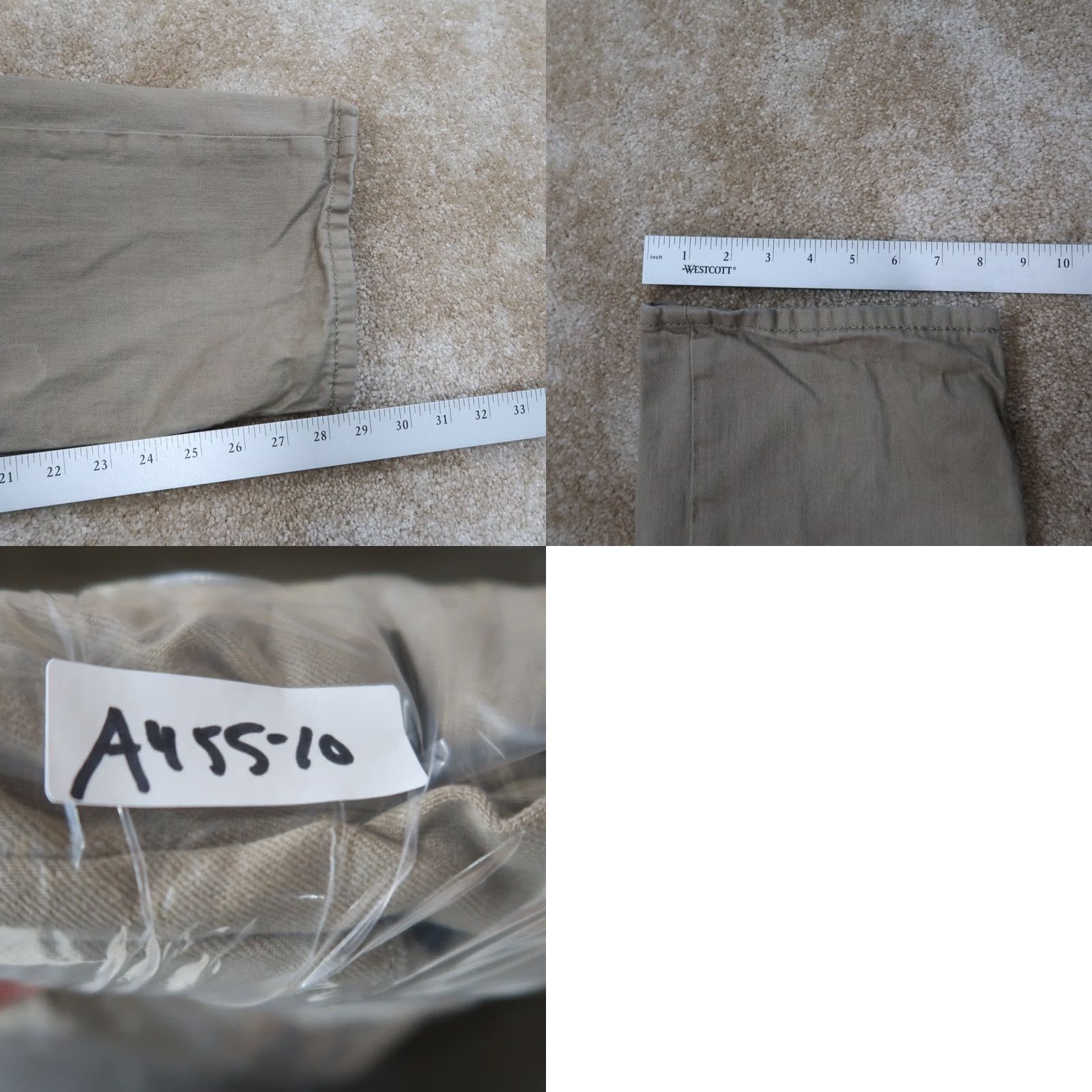 Levi's Levi's 505 Regular Fit Jeans Men 36x30 Beige Denim Straight Size US 36 / EU 52 - 9 Thumbnail
