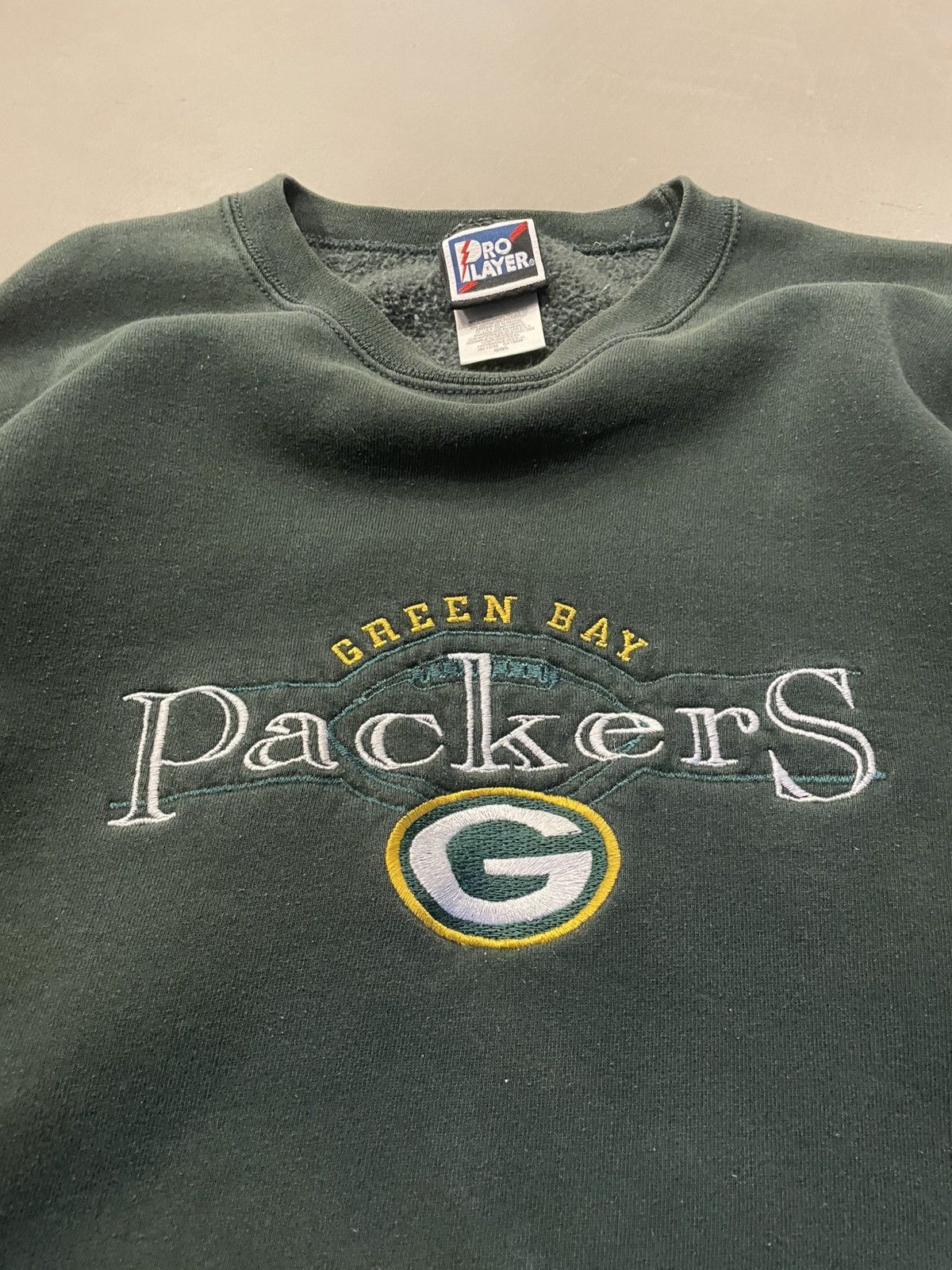 Pro Player Vintage 90s Green Bay Packers sweatshirt Size US L / EU 52-54 / 3 - 3 Thumbnail