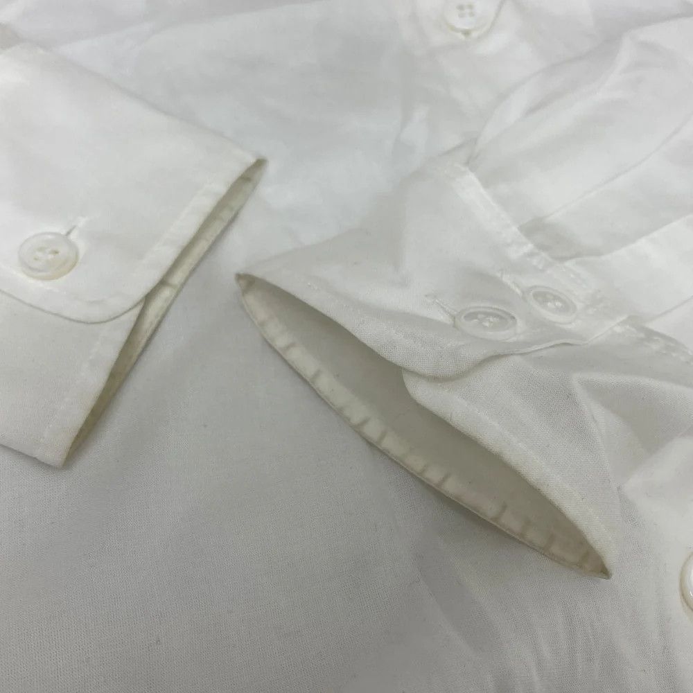 Yohji Yamamoto YOHJI YAMAMOTO white cellulose asymmetrical shirt Size US S / EU 44-46 / 1 - 4 Thumbnail
