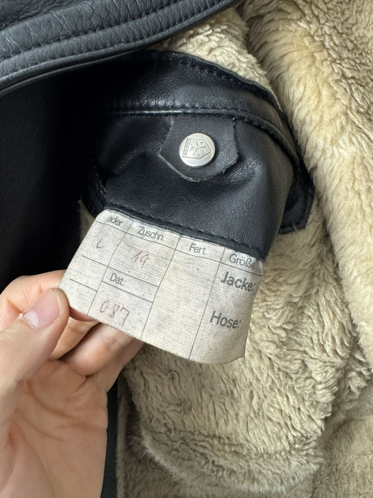 Vintage Vintage 90s Cropped Boxy Leather Racing Jacket Avant Garde Size US L / EU 52-54 / 3 - 9 Thumbnail