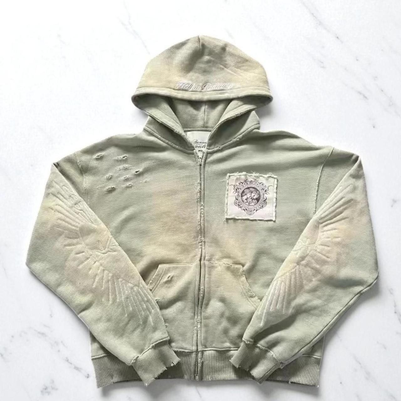 Other BEAUTIFUL ZIP HOODIE - WHITE Size US M / EU 48-50 / 2 - 2 Thumbnail