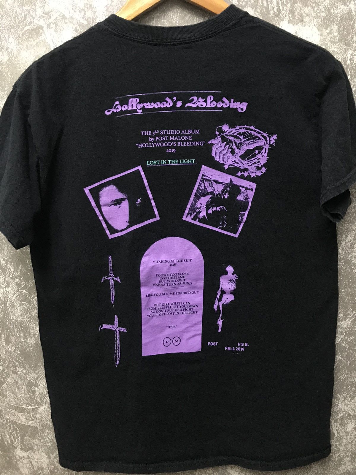 Band Tees Post Malone Hollywood’s Bleeding Tour 2019 Size US M / EU 48-50 / 2 - 1 Thumbnail