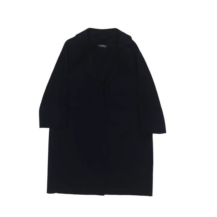 Max Mara Maxmara Blue Comfortable Versatile Coat 0079 Size S / US 4 / IT 40 - 1 Thumbnail
