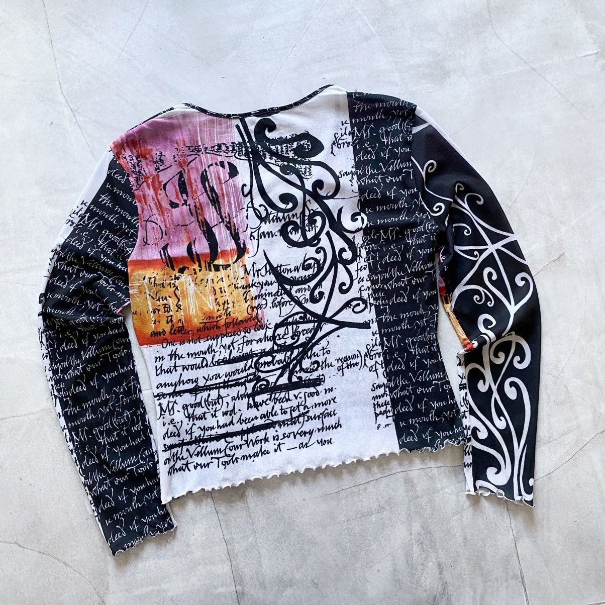 Hysteric Glamour Y2K Poem Hysteric Glamour Vibe Long Sleeve Cop Copine JPG Size XL / US 12-14 / IT 48-50 - 5 Thumbnail