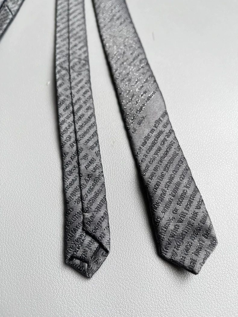 Undercover Silk Tie with Pattern Design Size ONE SIZE - 2 Thumbnail