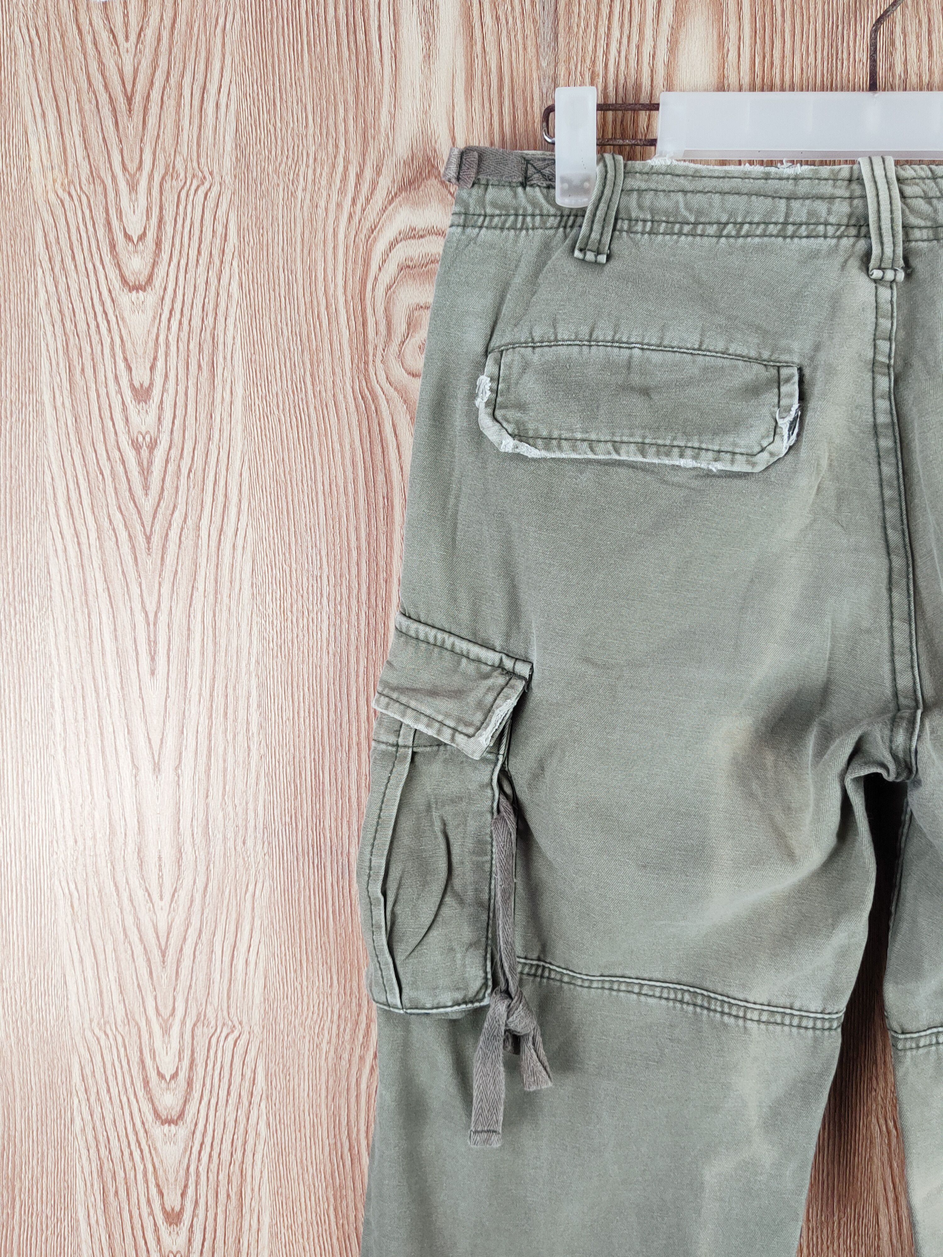 Faded Glory Jungle Storm Green Faded Multipocket Cargo Pants #W013 Size US 30 / EU 46 - 8 Thumbnail