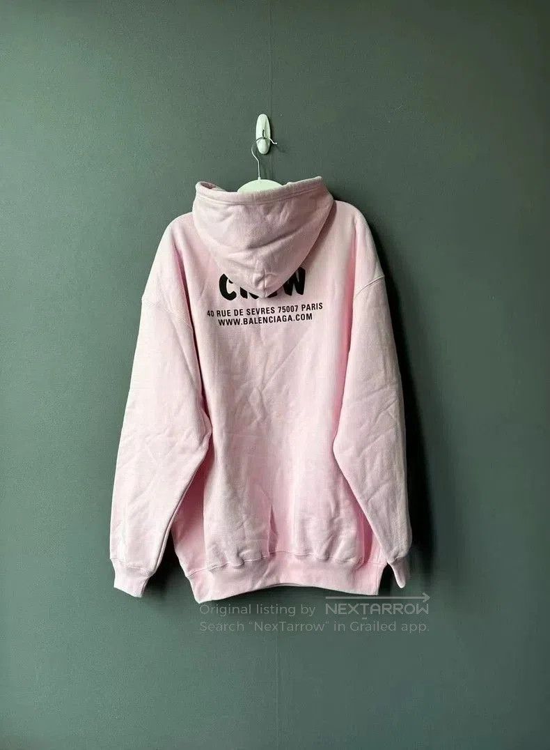 Balenciaga Balenciaga Pink Crew Hoodie XS. Size US XS / EU 42 / 0 - 2 Thumbnail