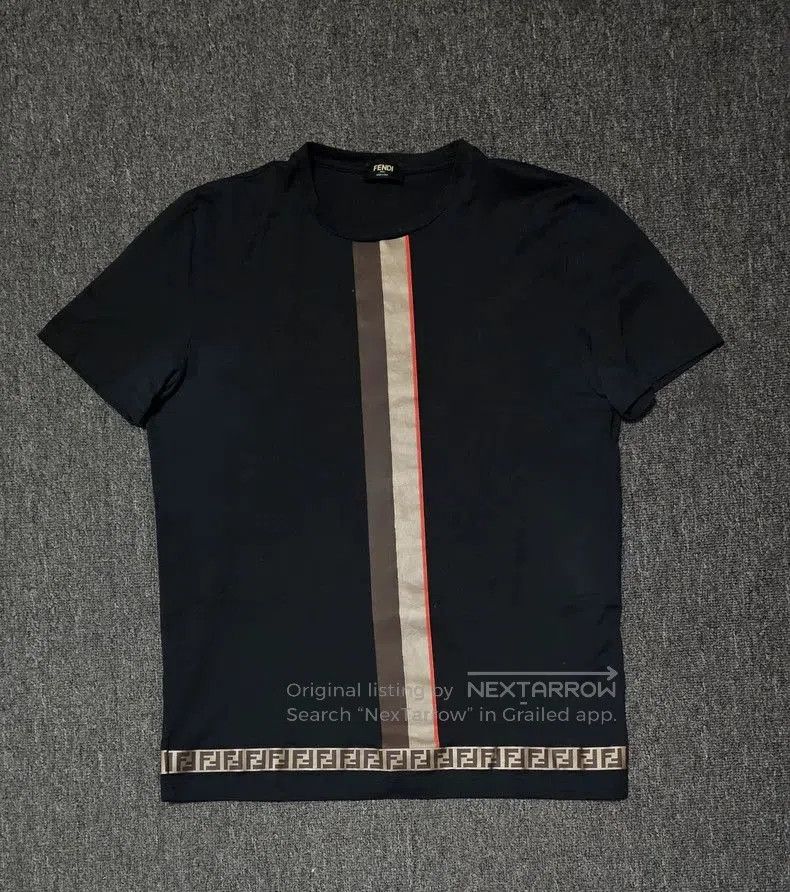 Fendi Fendi Short Sleeve Striped T. Size US L / EU 52-54 / 3 - 1 Thumbnail