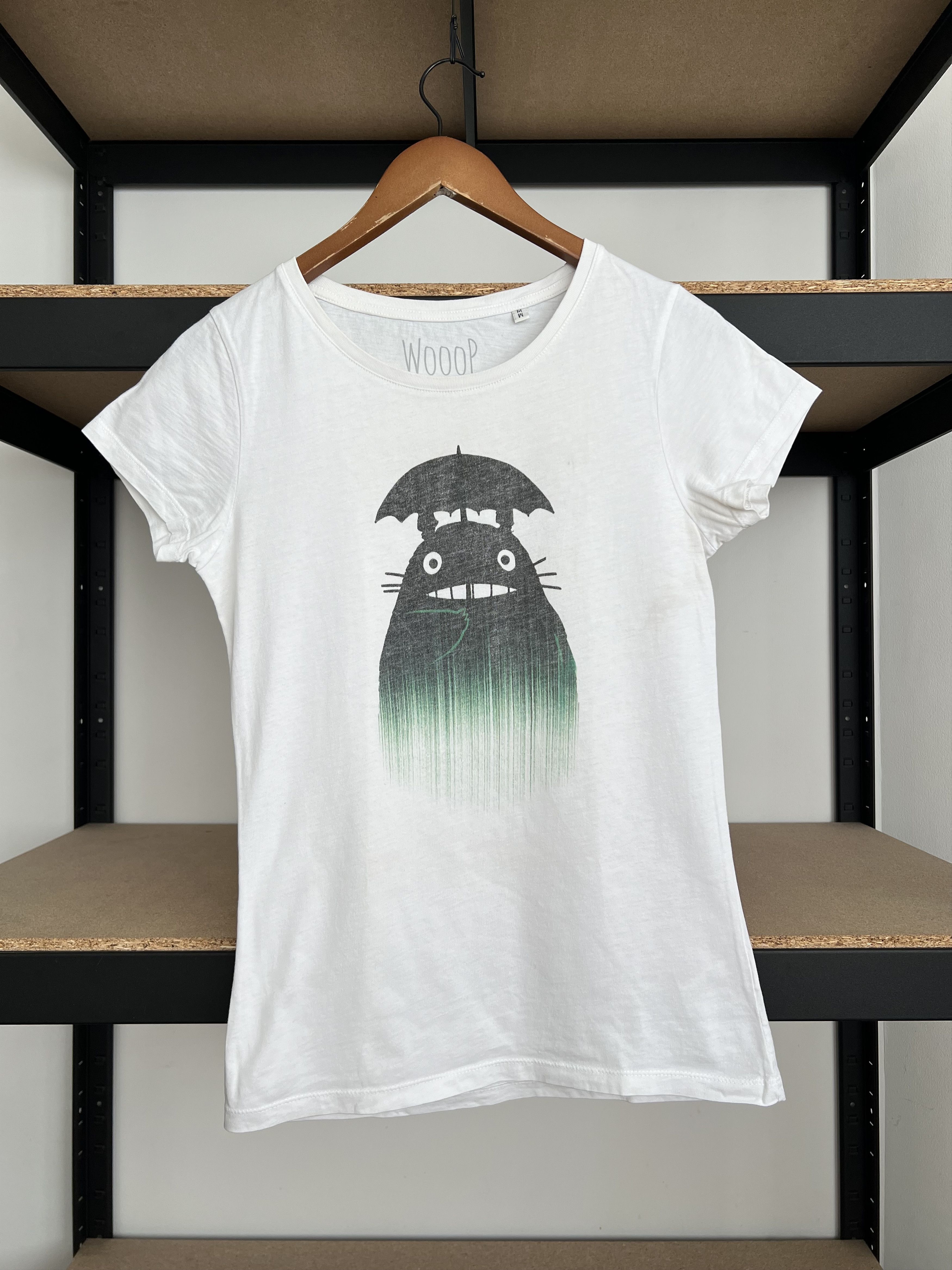 Anime My Neighbor Totoro Anime Movie Womens White T-shirt Size M / US 6-8 / IT 42-44 - 1 Thumbnail