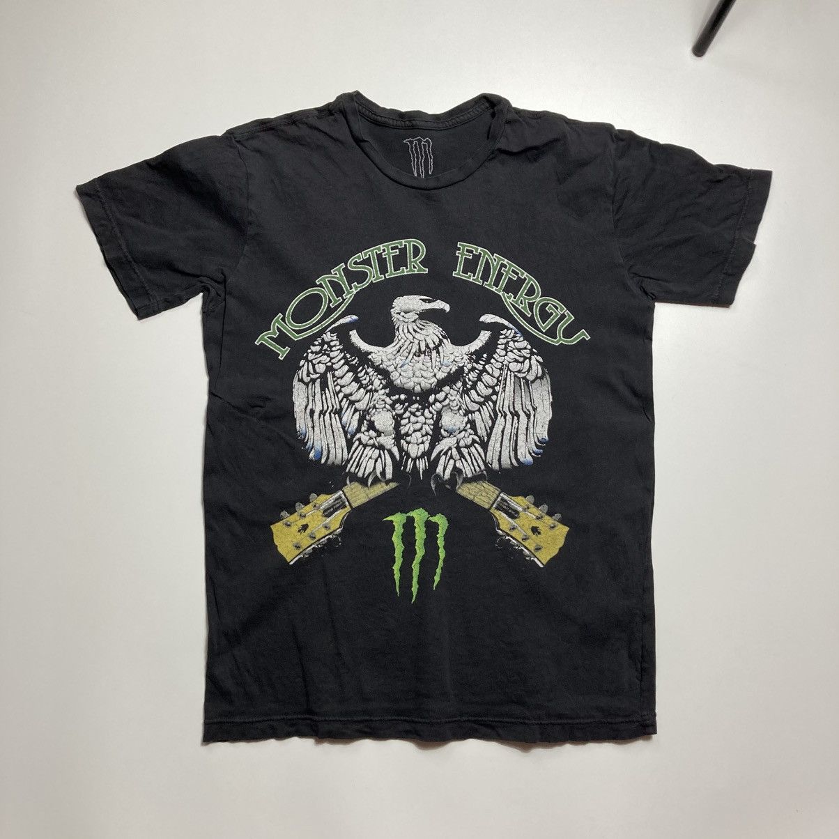 Harley Davidson × Vintage vintage monster energy faded tee Size US S / EU 44-46 / 1 - 1 Thumbnail