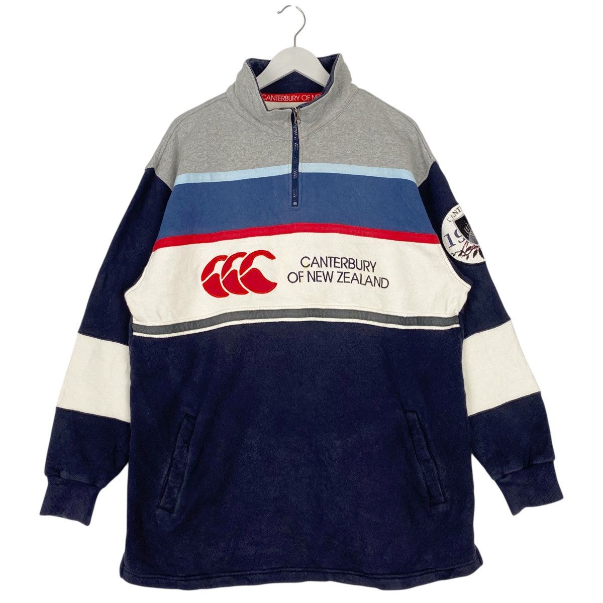 Other Vintage Canterbury Of New Zealand Hoodie Sweater Quartz Gray Size US M / EU 48-50 / 2 - 1 Thumbnail