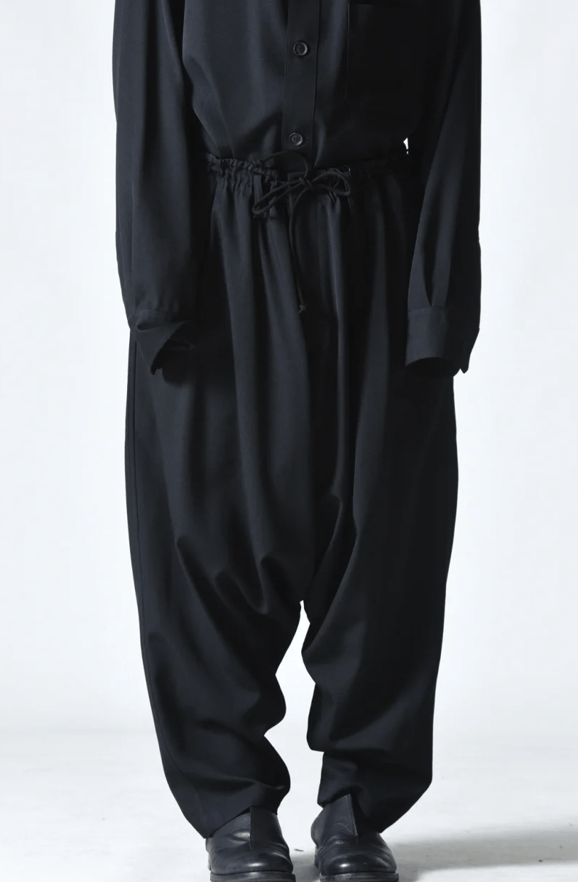 Yohji Yamamoto Yohji Yamamoto Pour Homme - W/Gabardine Sarouel Pants Size US 32 / EU 48 - 10 Thumbnail