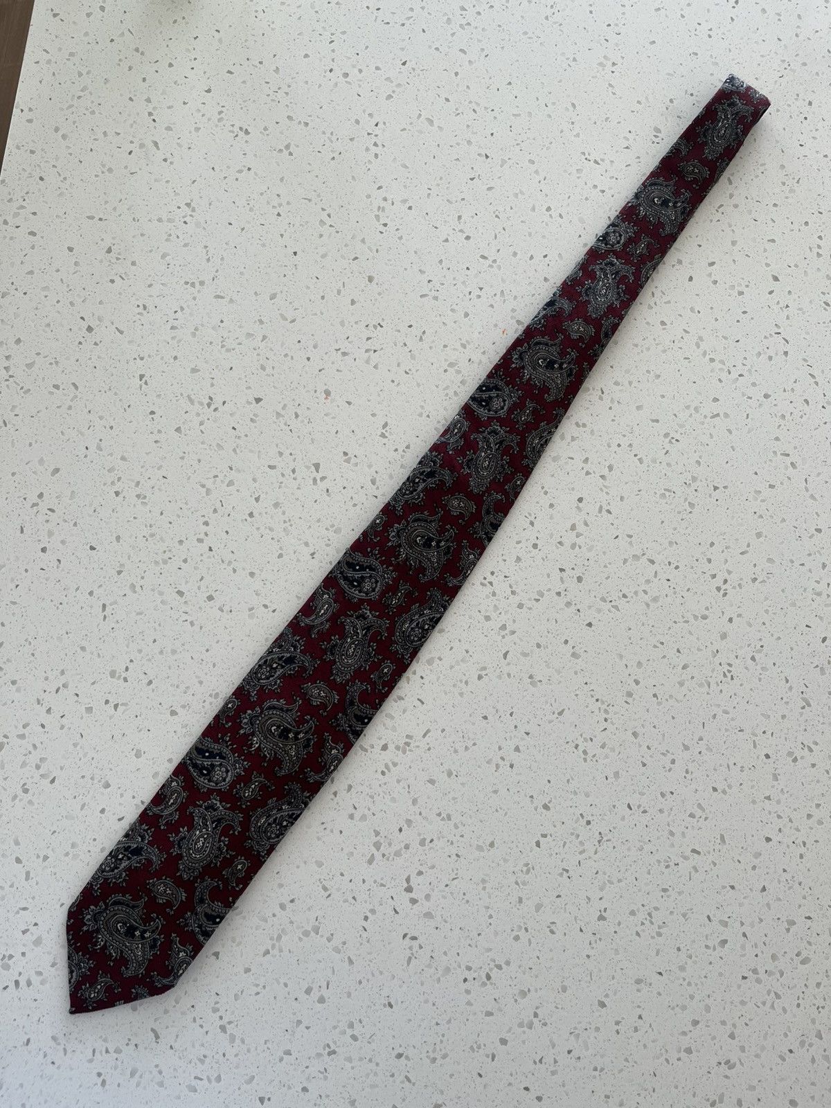 Robert Talbott Robert Talbott wool chalis handblocked paisley tie Size ONE SIZE - 3 Thumbnail