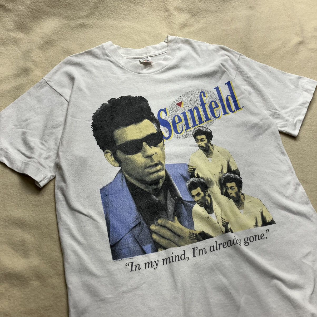 Vintage 1993 kramer in my mind im already gone tee shirt seinfeld Size US L / EU 52-54 / 3 - 1 Thumbnail