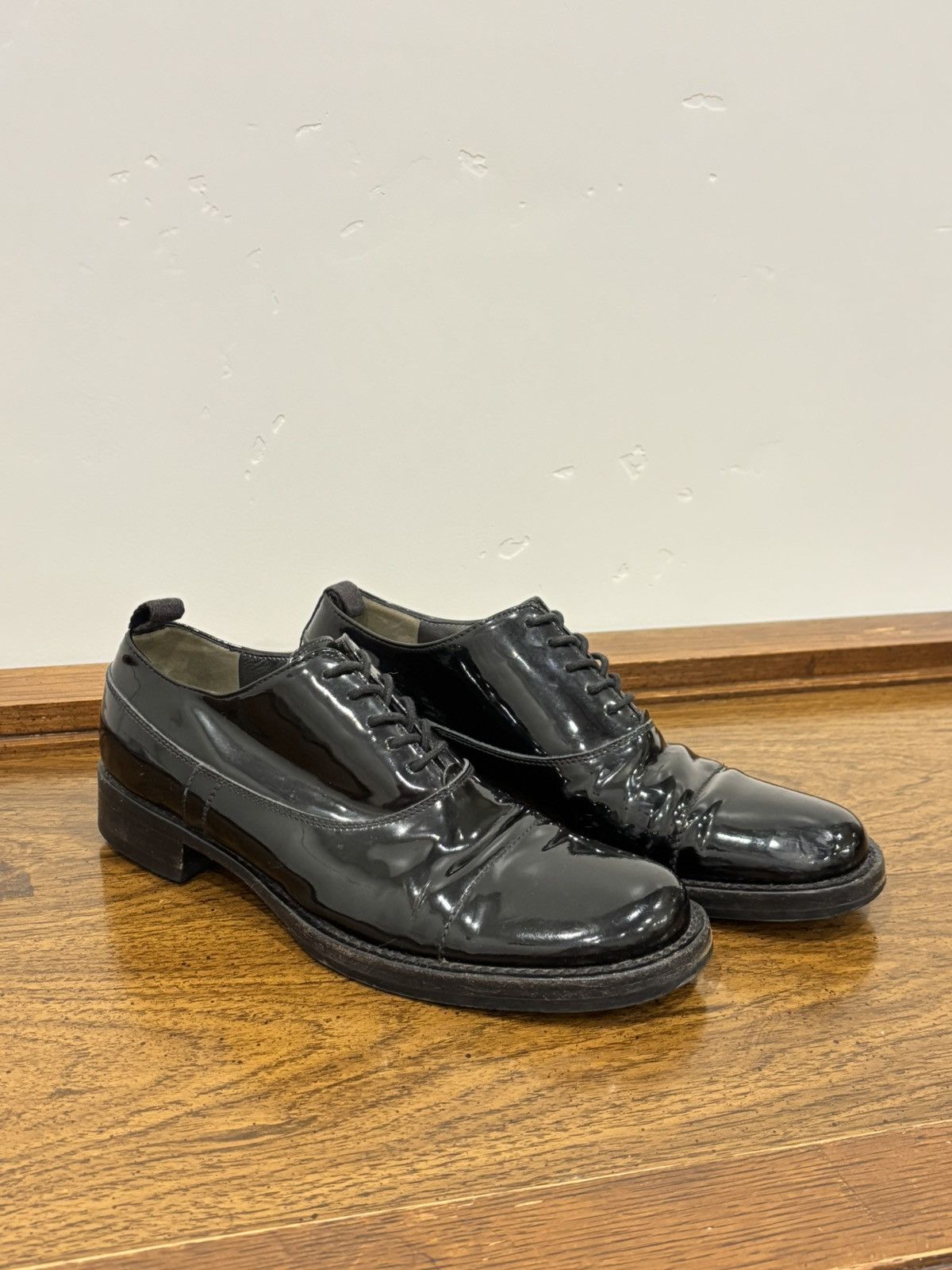 Miu Miu Miu Miu Patent Leather Oxfords Size US 8 / IT 38 - 3 Thumbnail