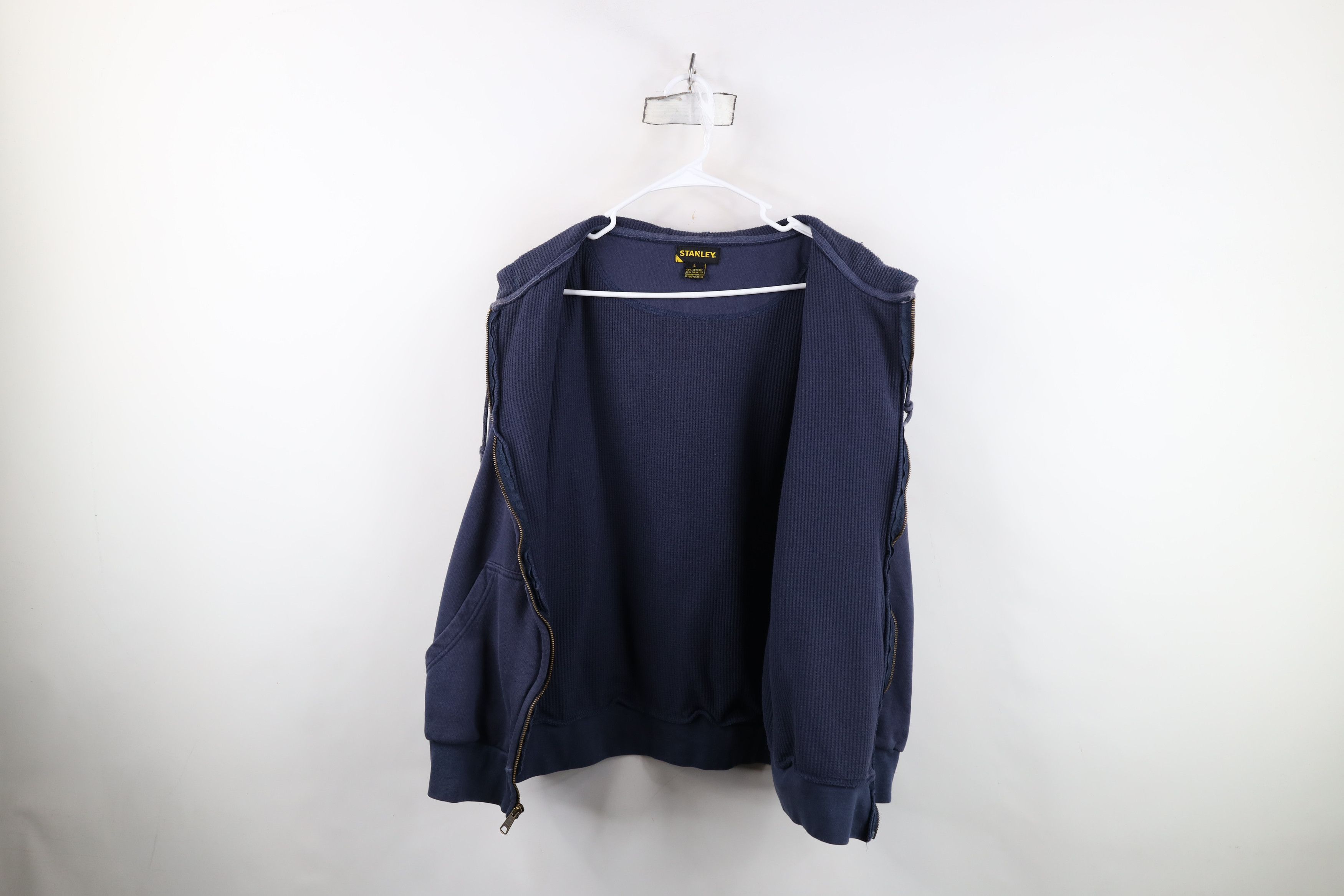 Vintage Vintage Y2K Stanley Tools Heavy Thermal Lined Hoodie Jacket Size US L / EU 52-54 / 3 - 9 Thumbnail
