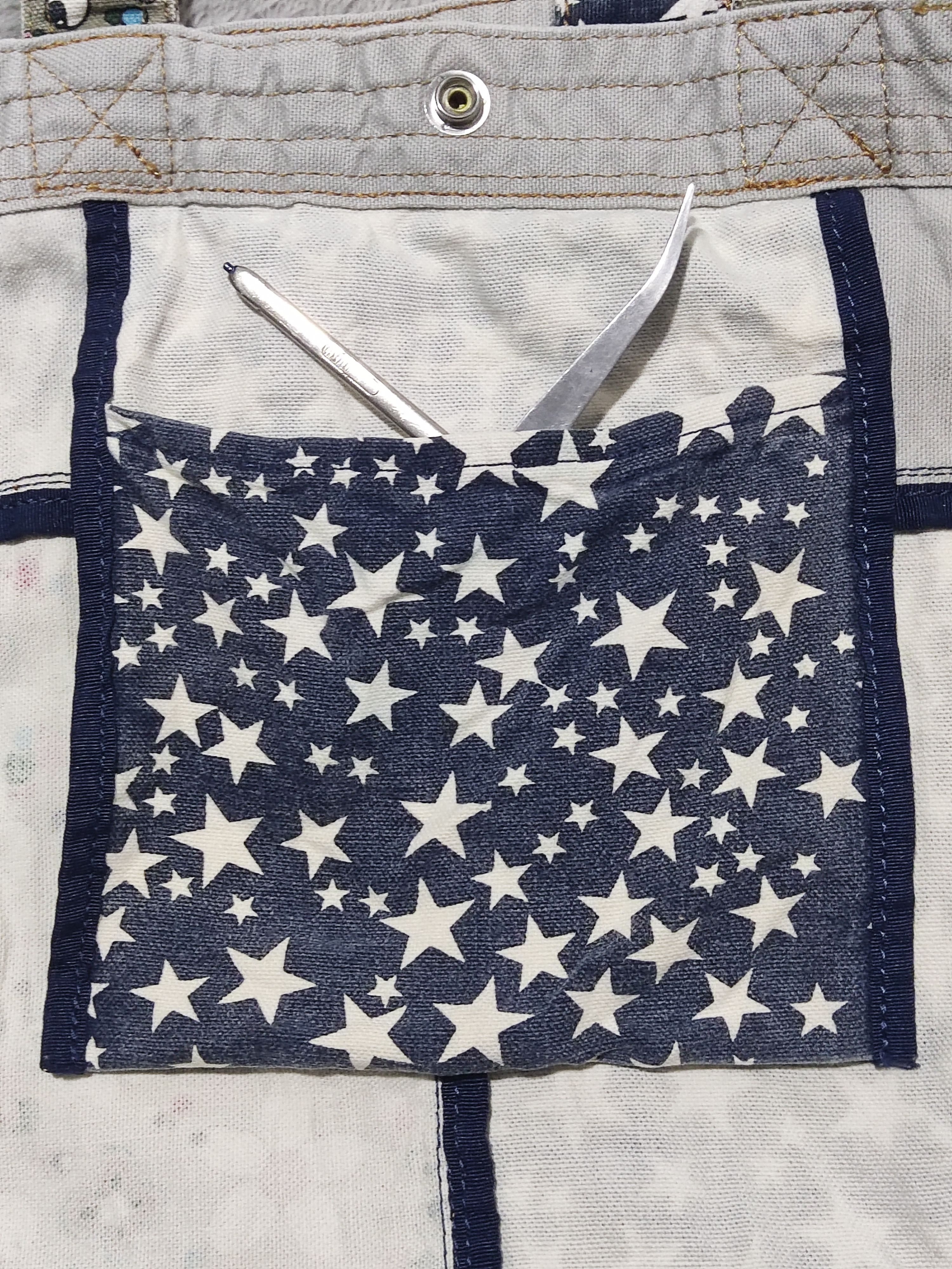 Hysteric Glamour VTG Hysteric Glamour Y2K Mixed Patchwork Denim Tote Bag Size ONE SIZE - 10 Thumbnail