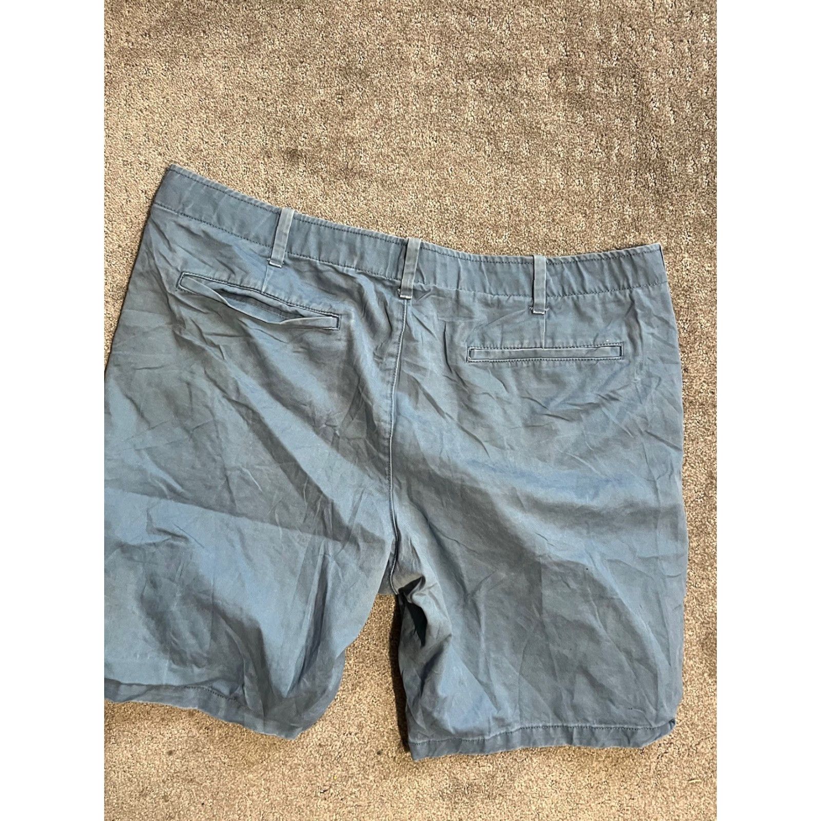 Gap VINTAGE Gap Lived In Fit Shorts Men’s Size 40 Zip Fly Blue Buttoned Cotton Chino Pocket Drawstring Workwear Size US 40 / EU 56 - 2 Thumbnail