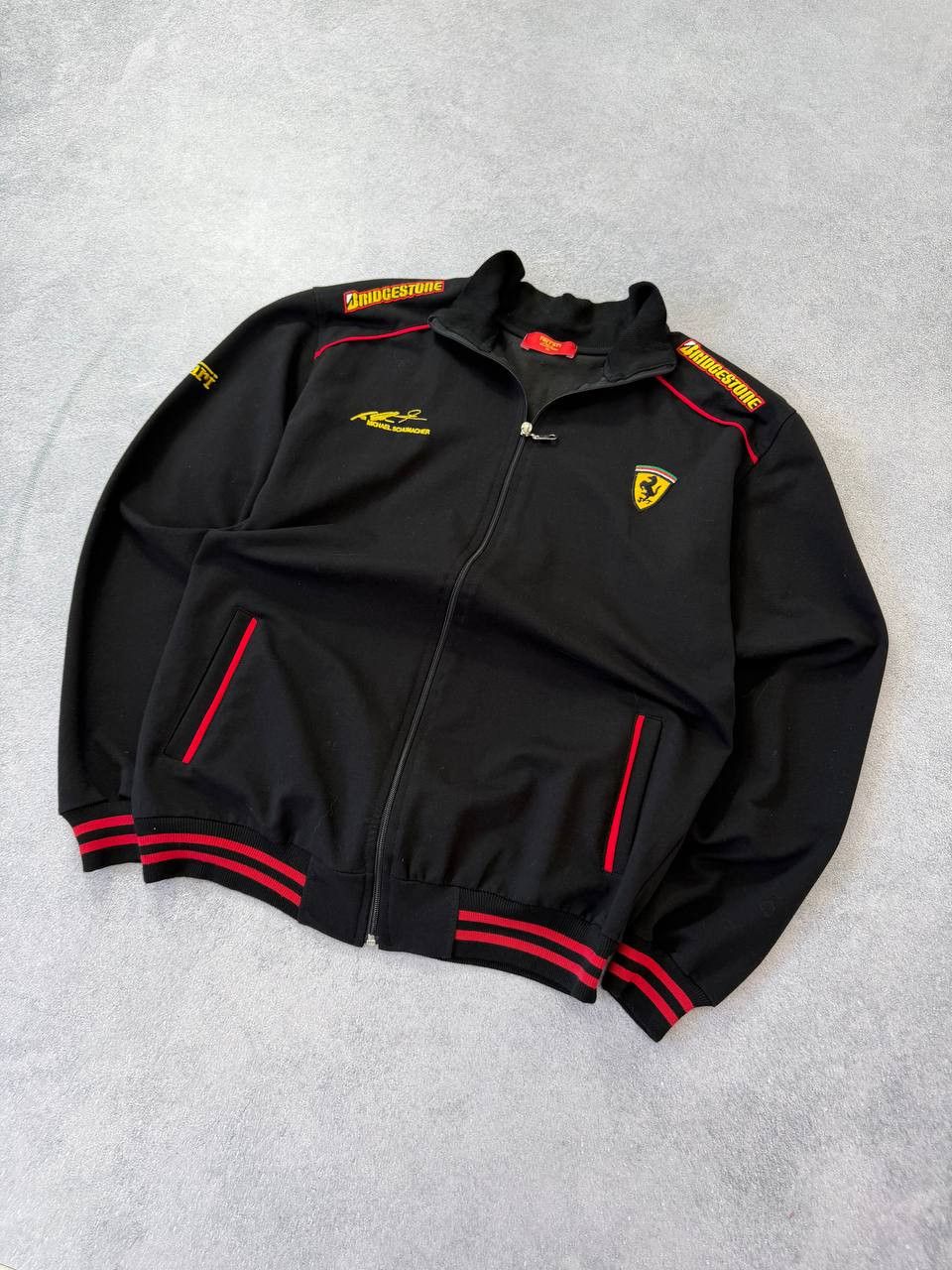 Vintage Vintage Michael Schumacher Ferarri Moto Biker Racing jacket Size US M / EU 48-50 / 2 - 3 Thumbnail
