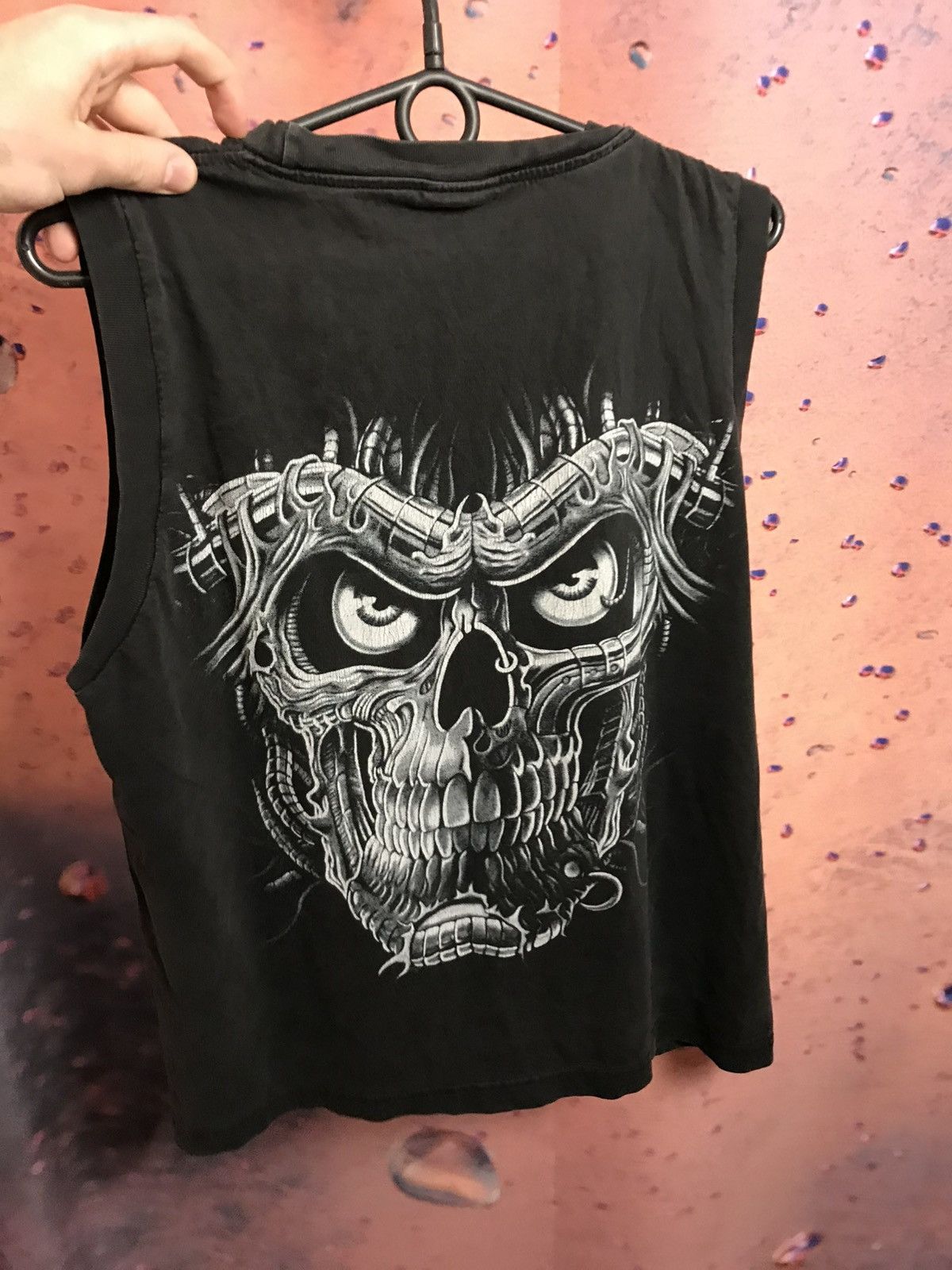 Band Tees × Vintage Vintage Skull Skeleton logo band tee Size US M / EU 48-50 / 2 - 5 Thumbnail