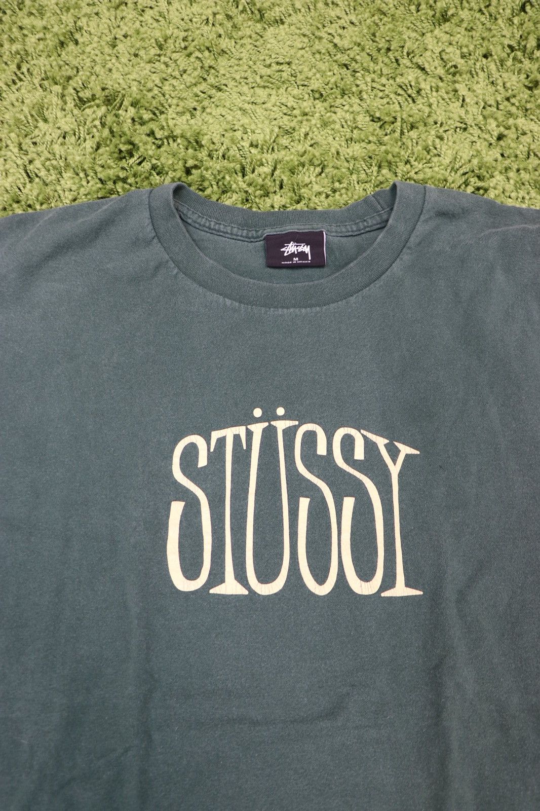 Stussy Vintage Stussy Green Long Sleeve T-Shirt Size US M / EU 48-50 / 2 - 3 Thumbnail