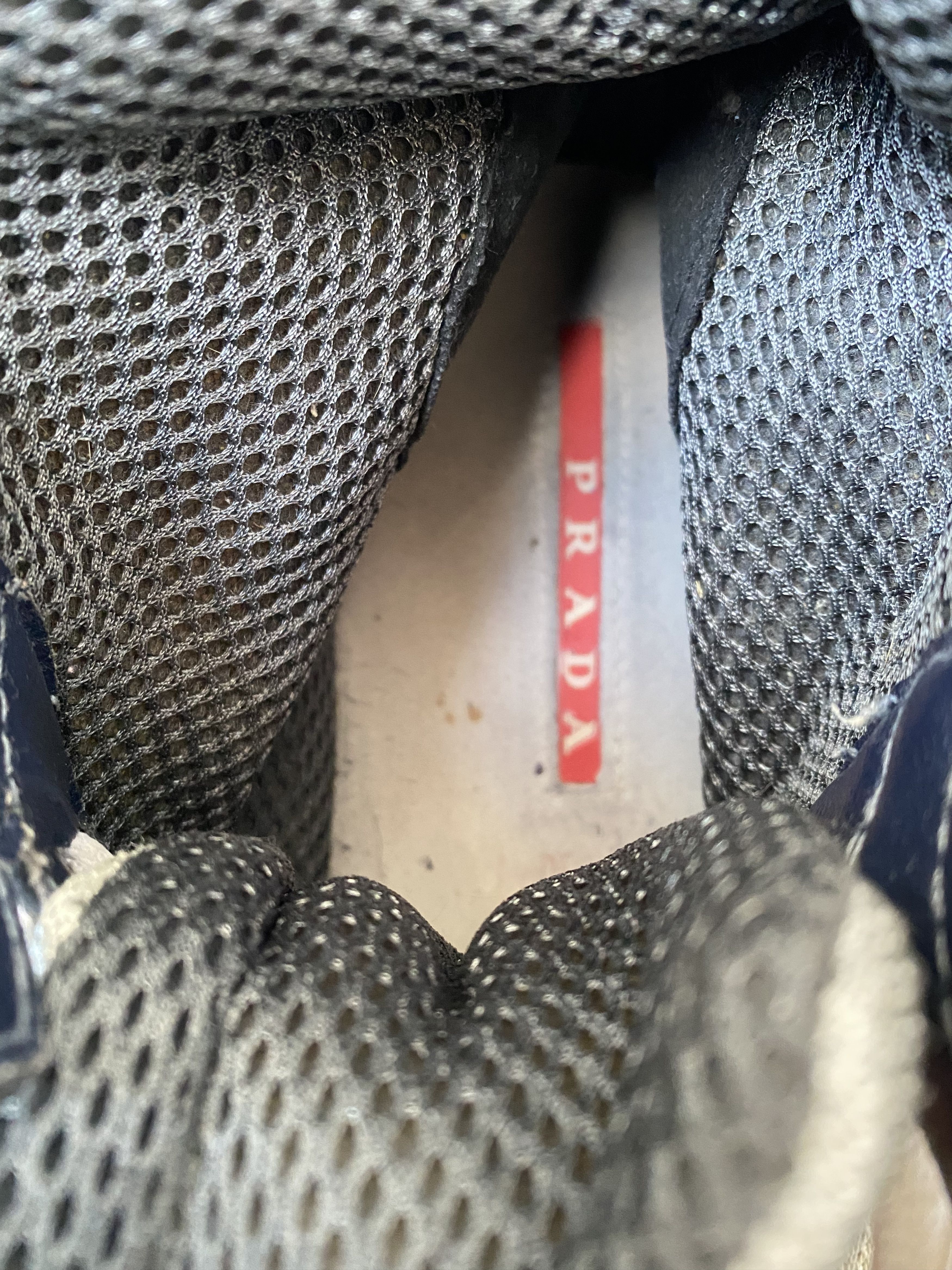 Prada Prada american cup blue hi-top sneakers sz uk 9 Size US 10 / EU 43 - 12 Thumbnail