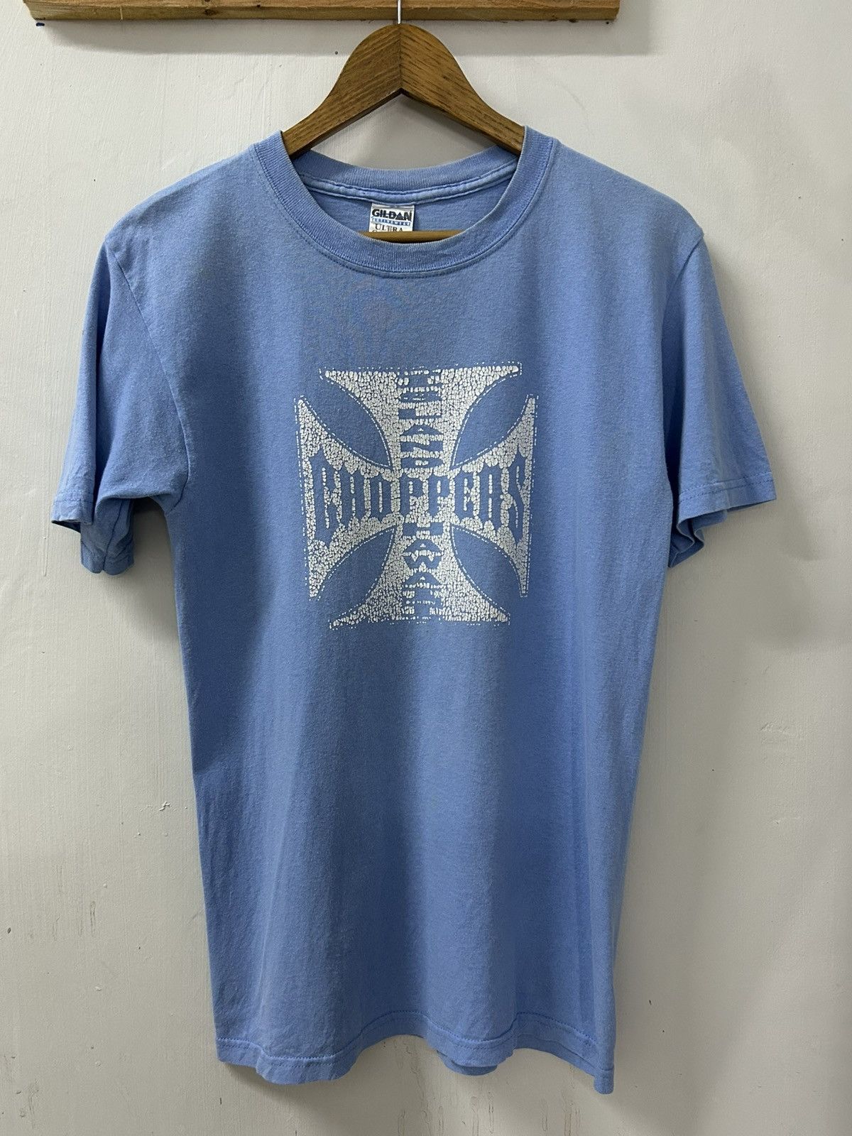 Vintage Vintage Y2k West Chopper Ultra Cotton Motorsport Mafia Japan Size US S / EU 44-46 / 1 - 1 Thumbnail