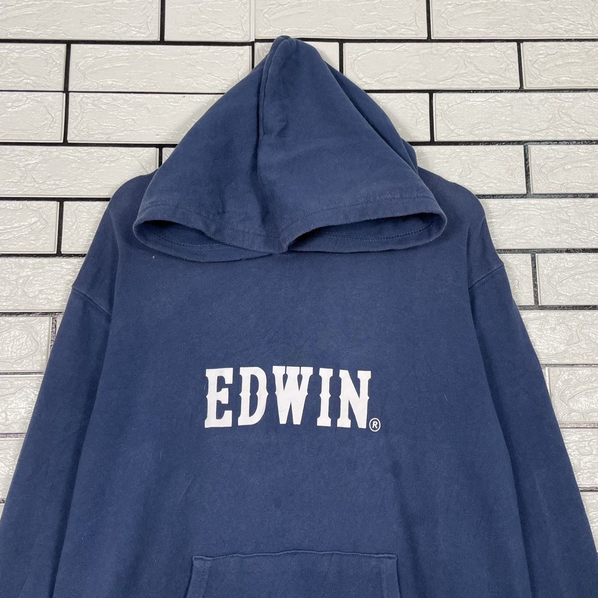 Edwin Edwin Big Logo Pullover Hoodie Size US L / EU 52-54 / 3 - 2 Thumbnail