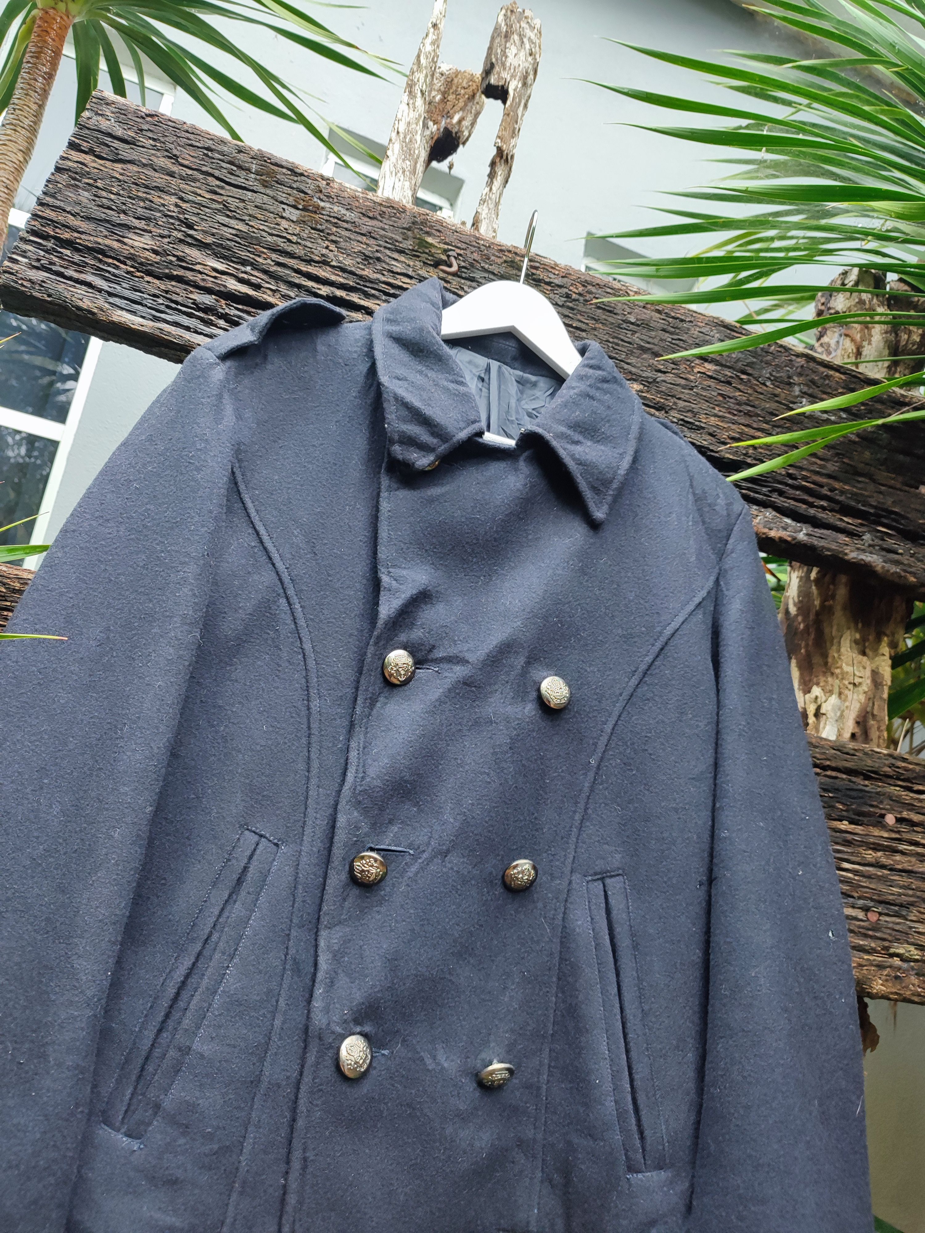 PPFM PPFM Wool Blend Military Peacoat – Vintage Style (Size M) Size US S / EU 44-46 / 1 - 4 Thumbnail
