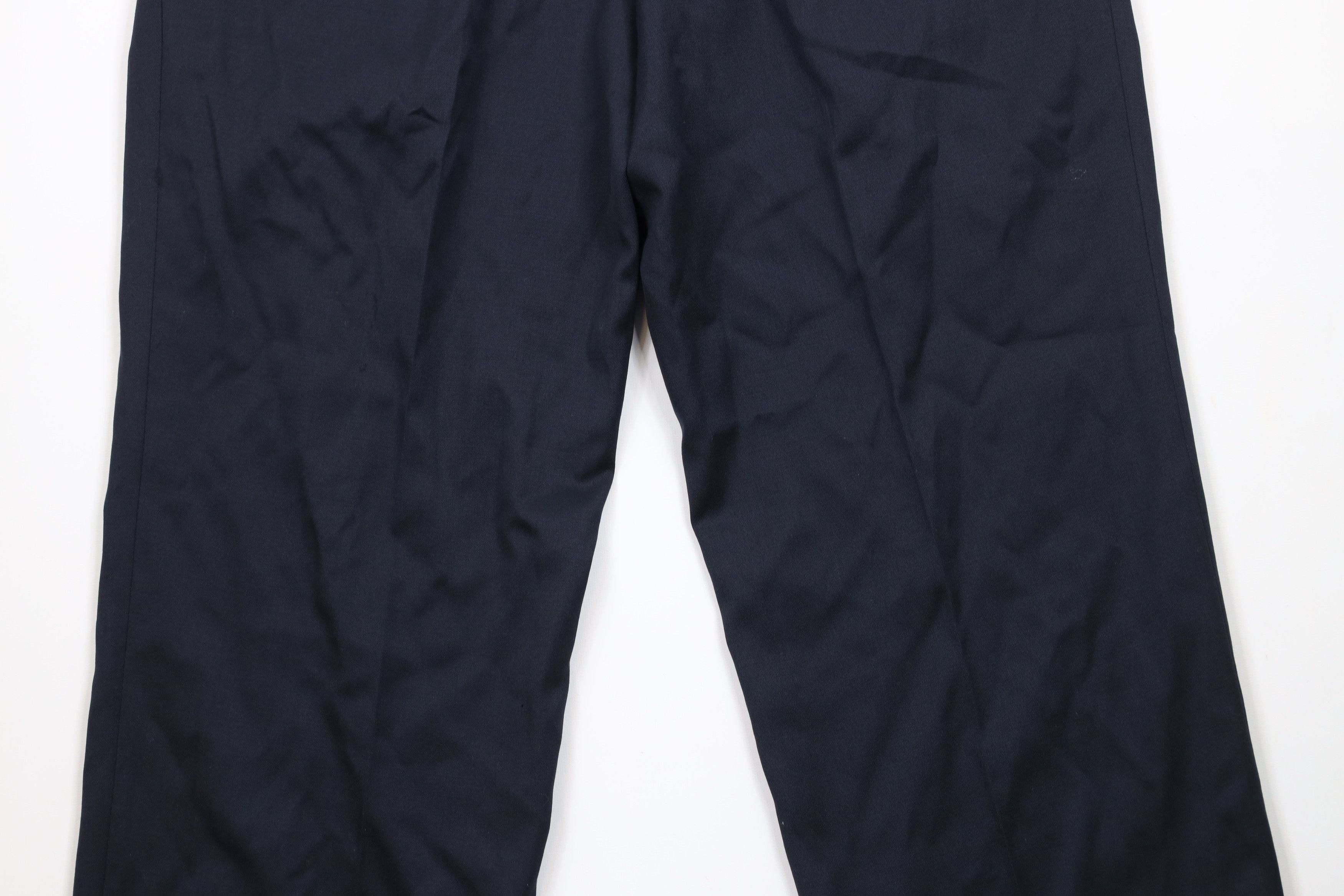Ralph Lauren × Vintage Vintage 90s Chaps Ralph Lauren Wide Leg Wool Chino Pants Size US 32 / EU 48 - 13 Thumbnail