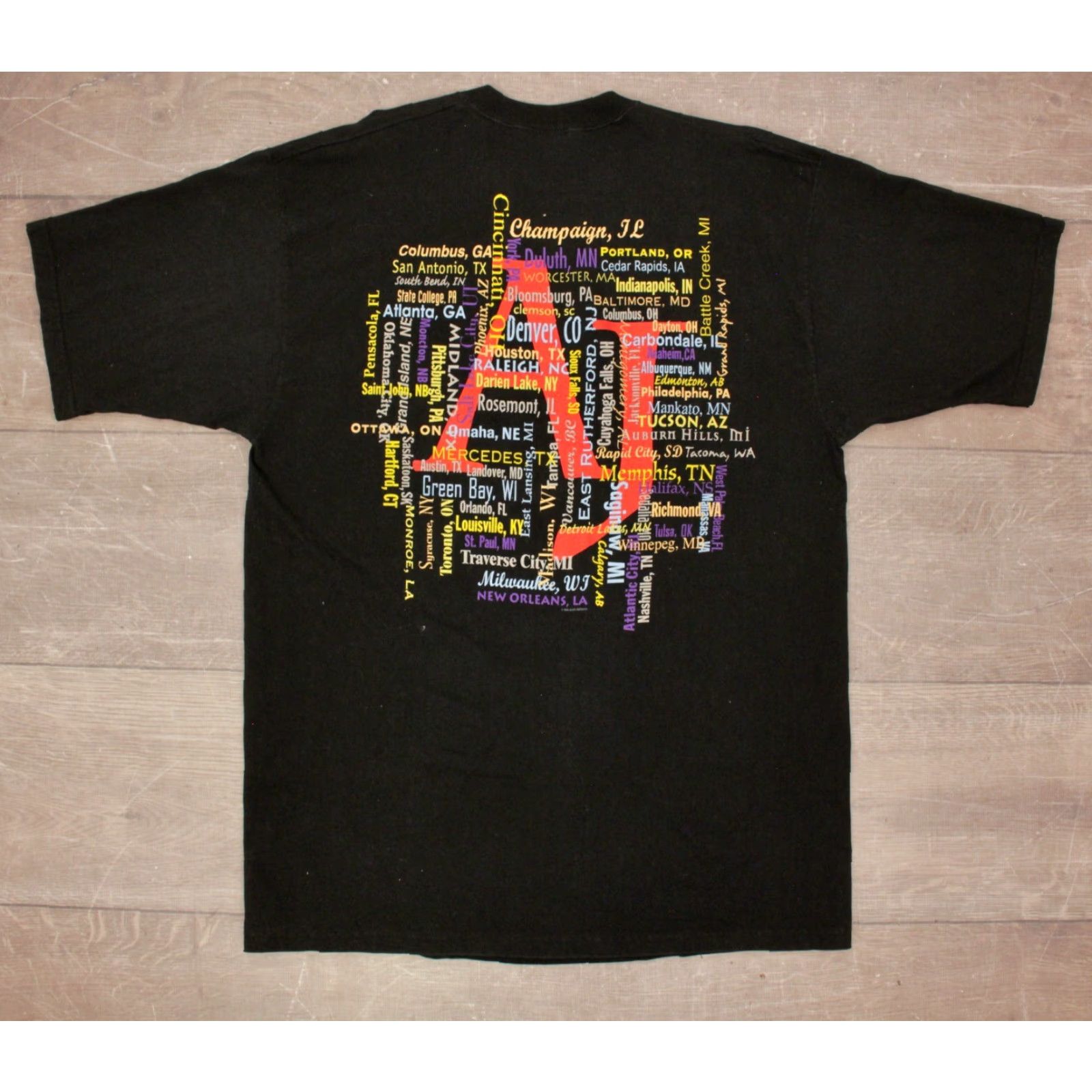 Fruit Of The Loom VINTAGE Alan Jackson TShirt 1990s Men's XL Black Cotton Graphic Tee 90s Country Band Shirt Mens Size US XL / EU 56 / 4 - 2 Thumbnail