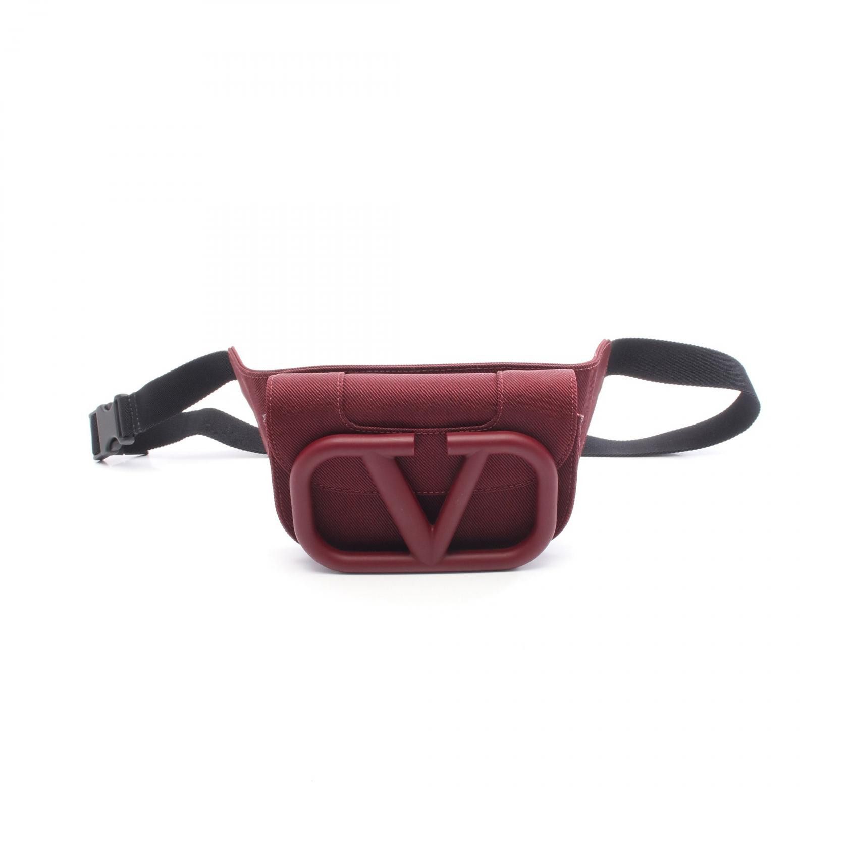 Valentino Valentino Valentino Garavani Supervee Canvas Waist Bag Textile Belt Bag DUTY FREE for USA Size ONE SIZE - 1 Thumbnail