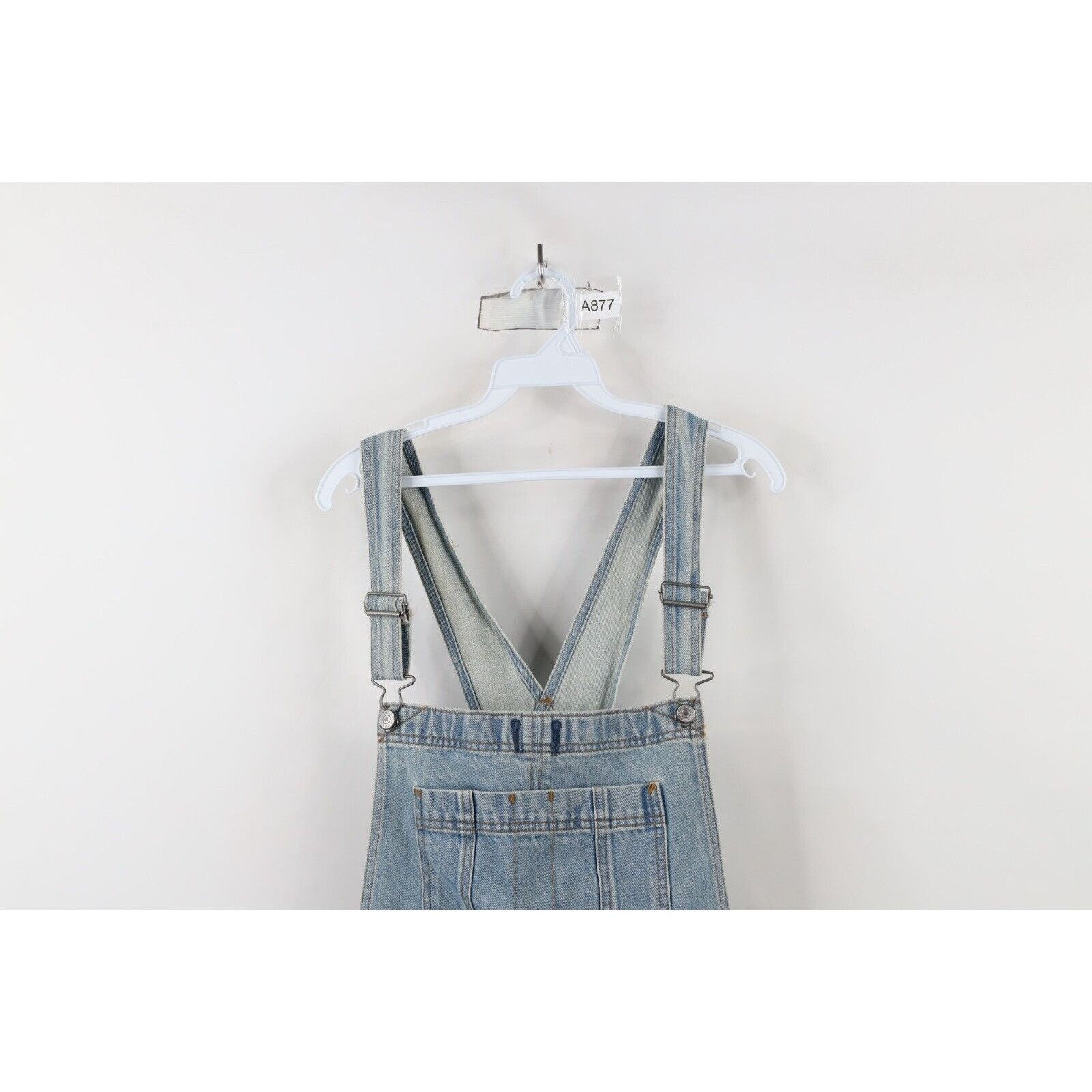 Abercrombie & Fitch × Vintage Deadstock Y2K Abercrombie & Fitch Denim Overalls Dress Size XL / US 12-14 / IT 48-50 - 2 Thumbnail