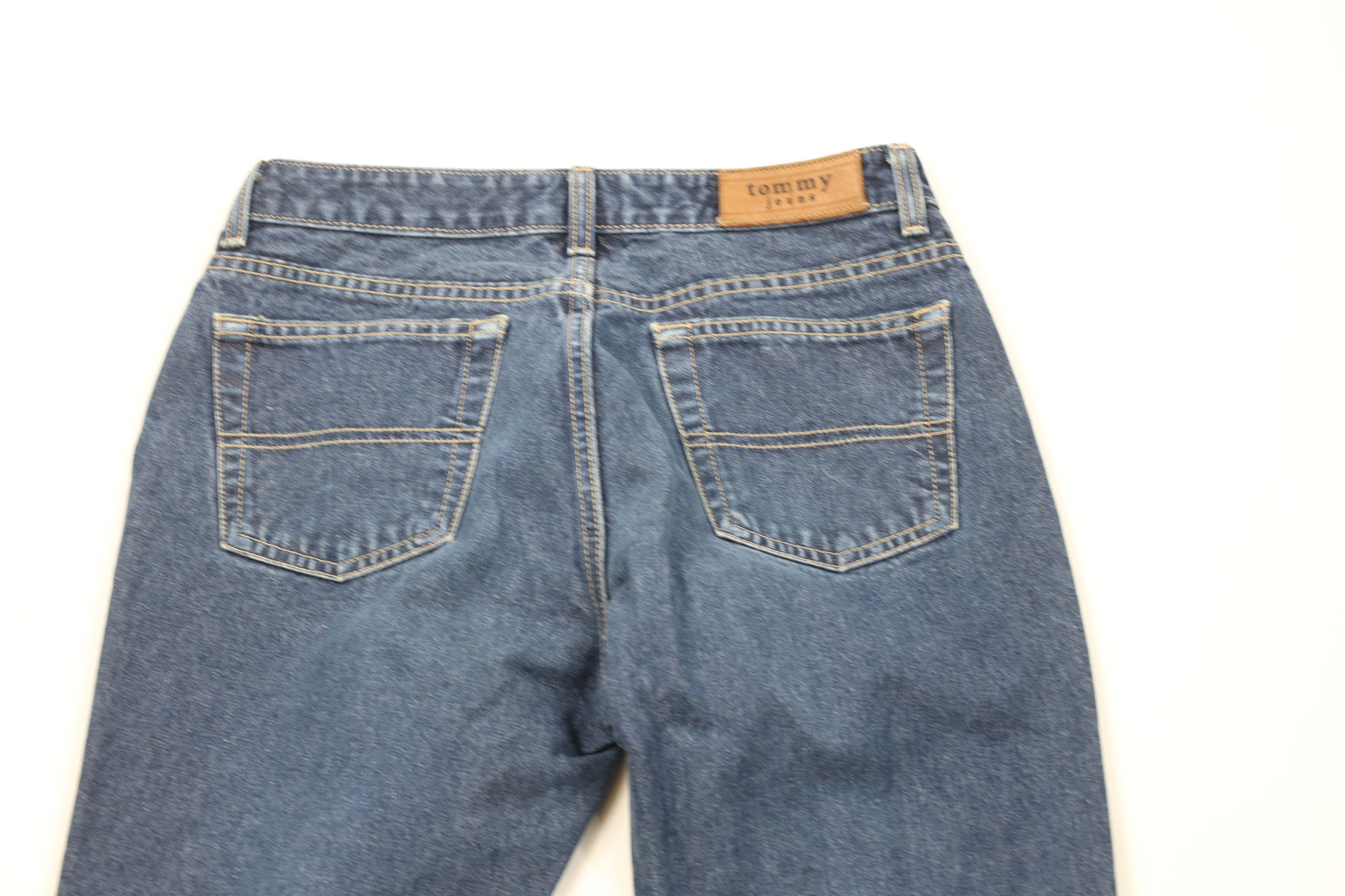 Tommy Hilfiger Vintage Y2K 2000 Tommy Hilfiger Fly Babydoll Flared Jeans Size 28" / US 6 / IT 42 - 12 Thumbnail