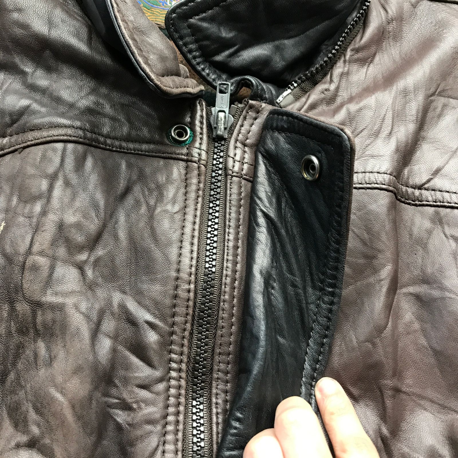Other Vintage Miropa Brown Leather Toggle Coat Jacket Mens XL Size US XL / EU 56 / 4 - 10 Thumbnail