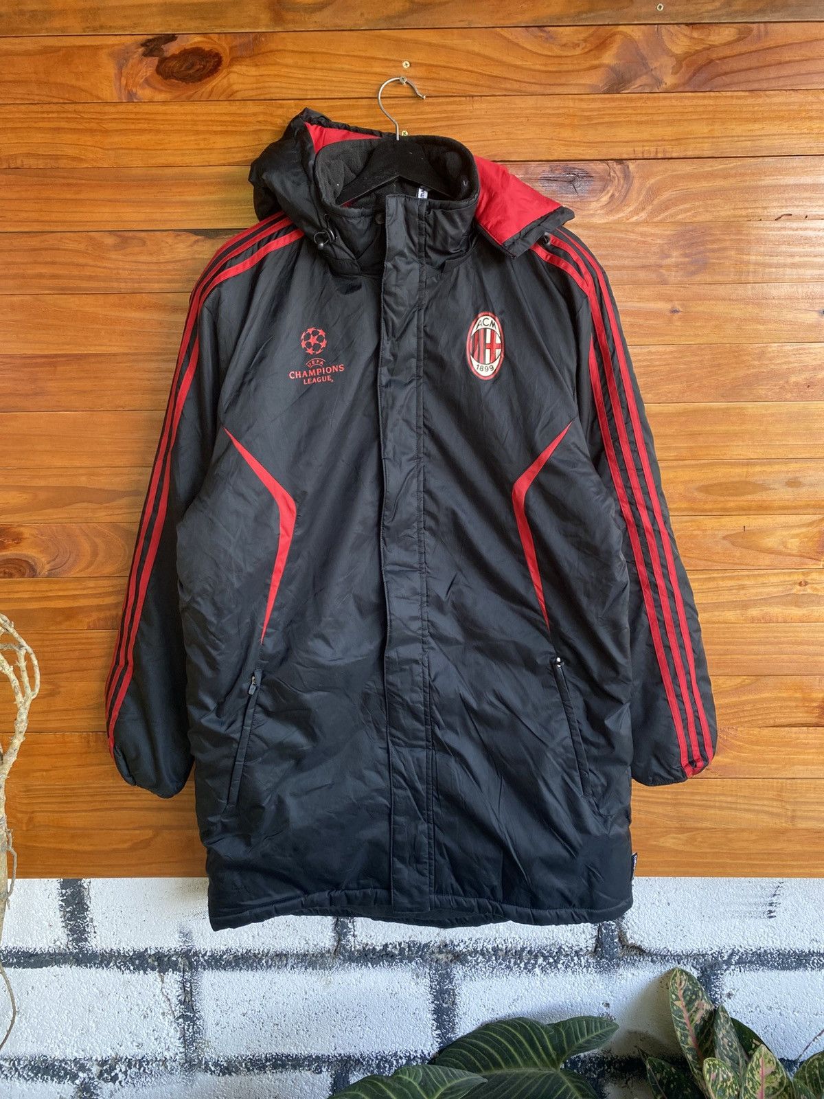 Adidas Vintage Adidas AC Milan UEFA Champions League ClimaWarm Size US M / EU 48-50 / 2 - 3 Thumbnail