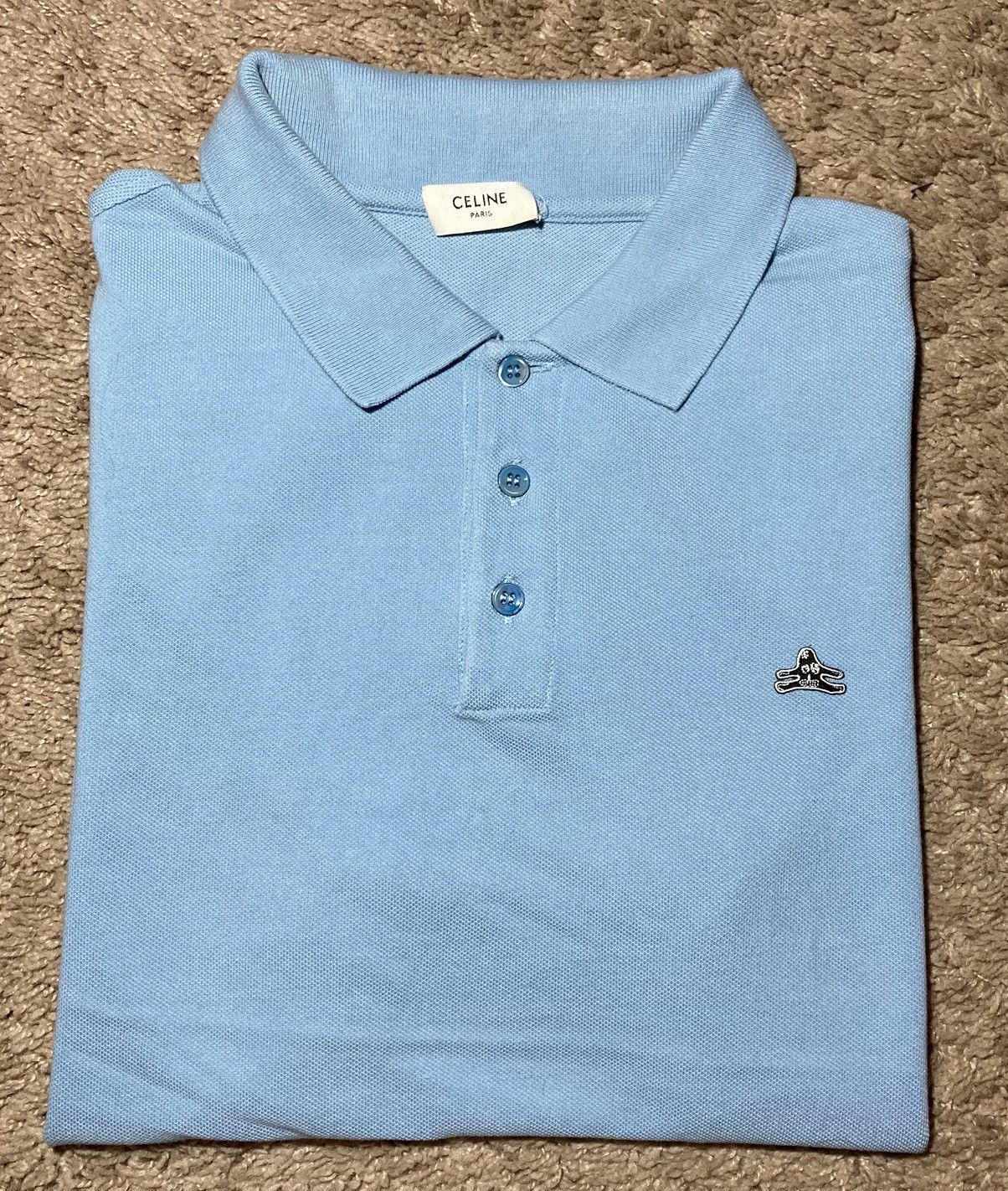 Celine SS20 Celine Andre Butzer Ghost Polo Hedi Slimane 2020 Size US L / EU 52-54 / 3 - 1 Thumbnail