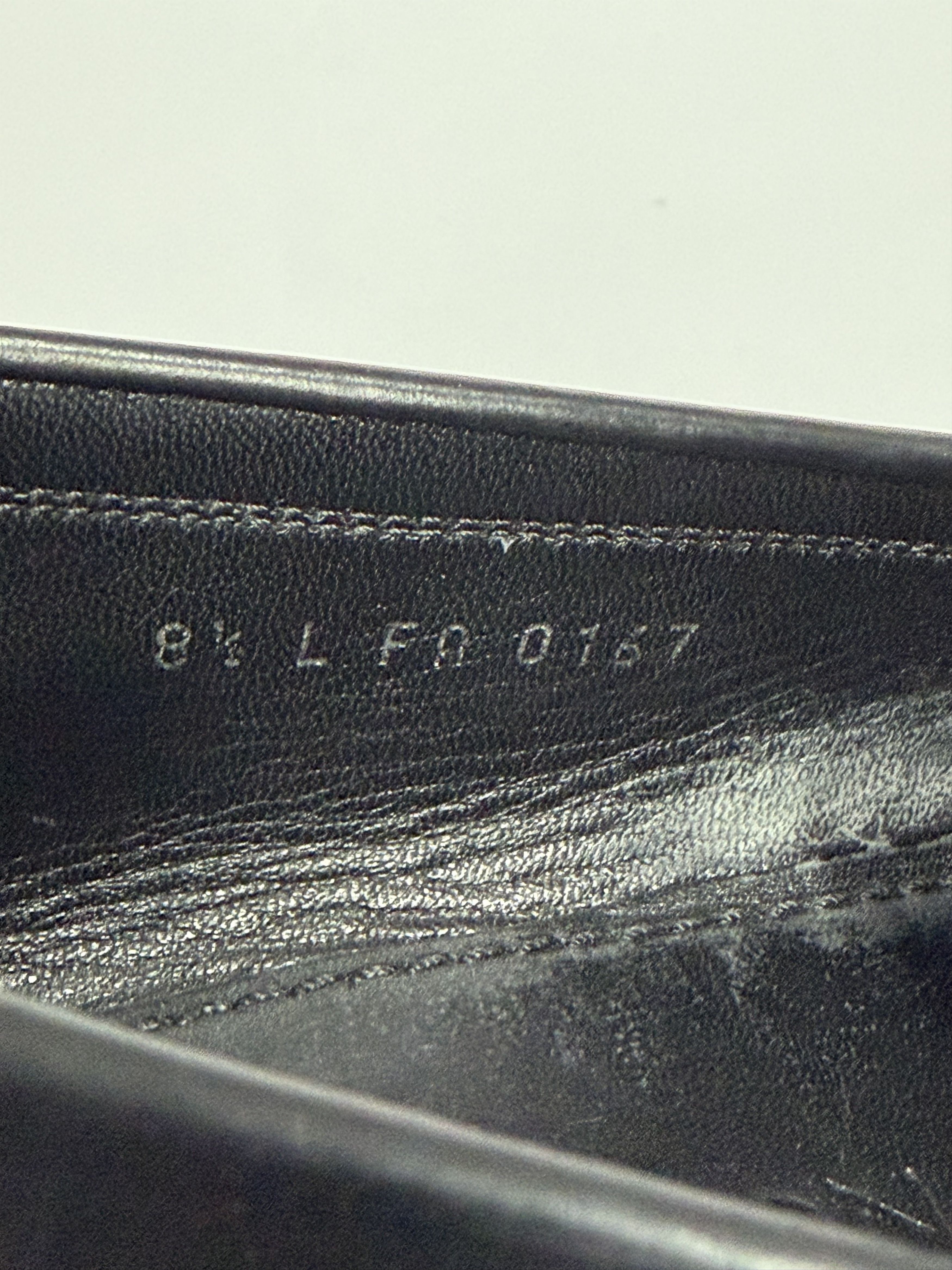 Louis Vuitton Louis Vuitton Black Glossy Leather Dress Loafers Size US 9.5 / EU 42-43 - 7 Thumbnail